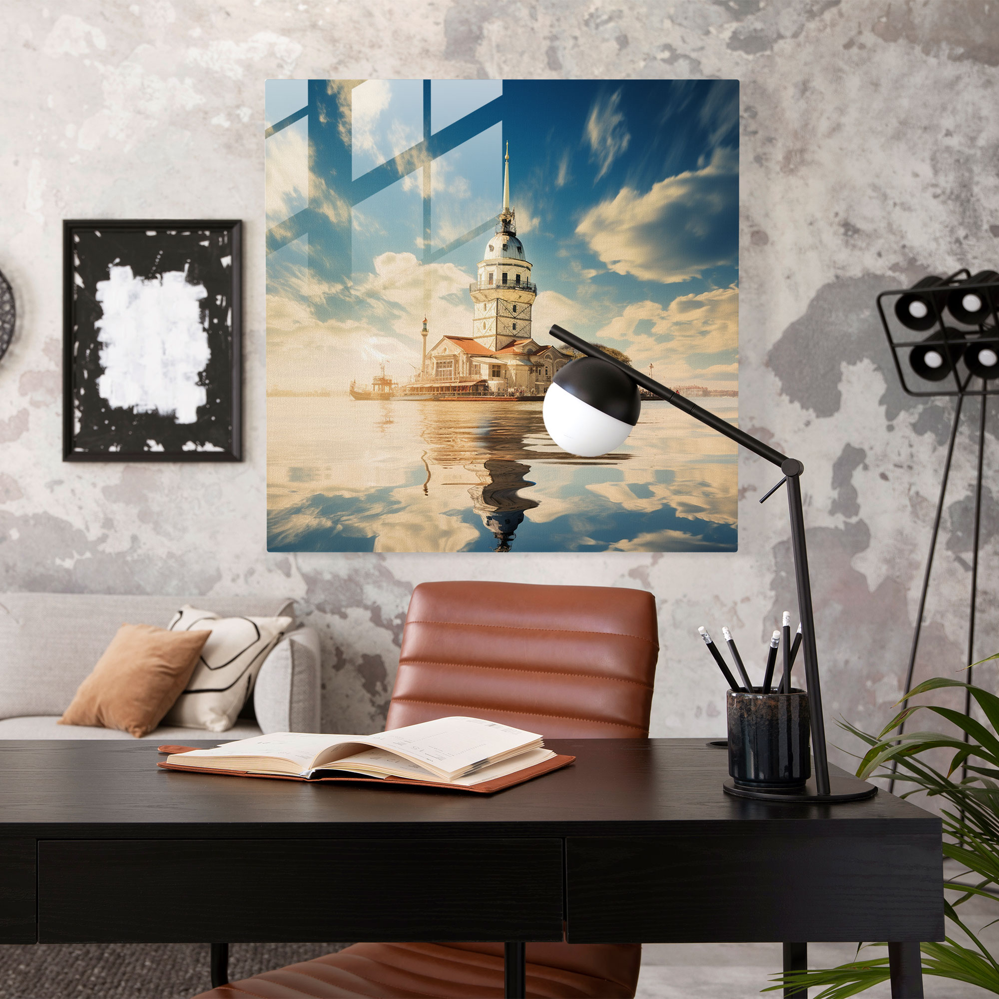 Maiden Tower Photographic Glass Print - Maiden Tower, Breathtaking Detail, Majestic Beauty, Home Decoration