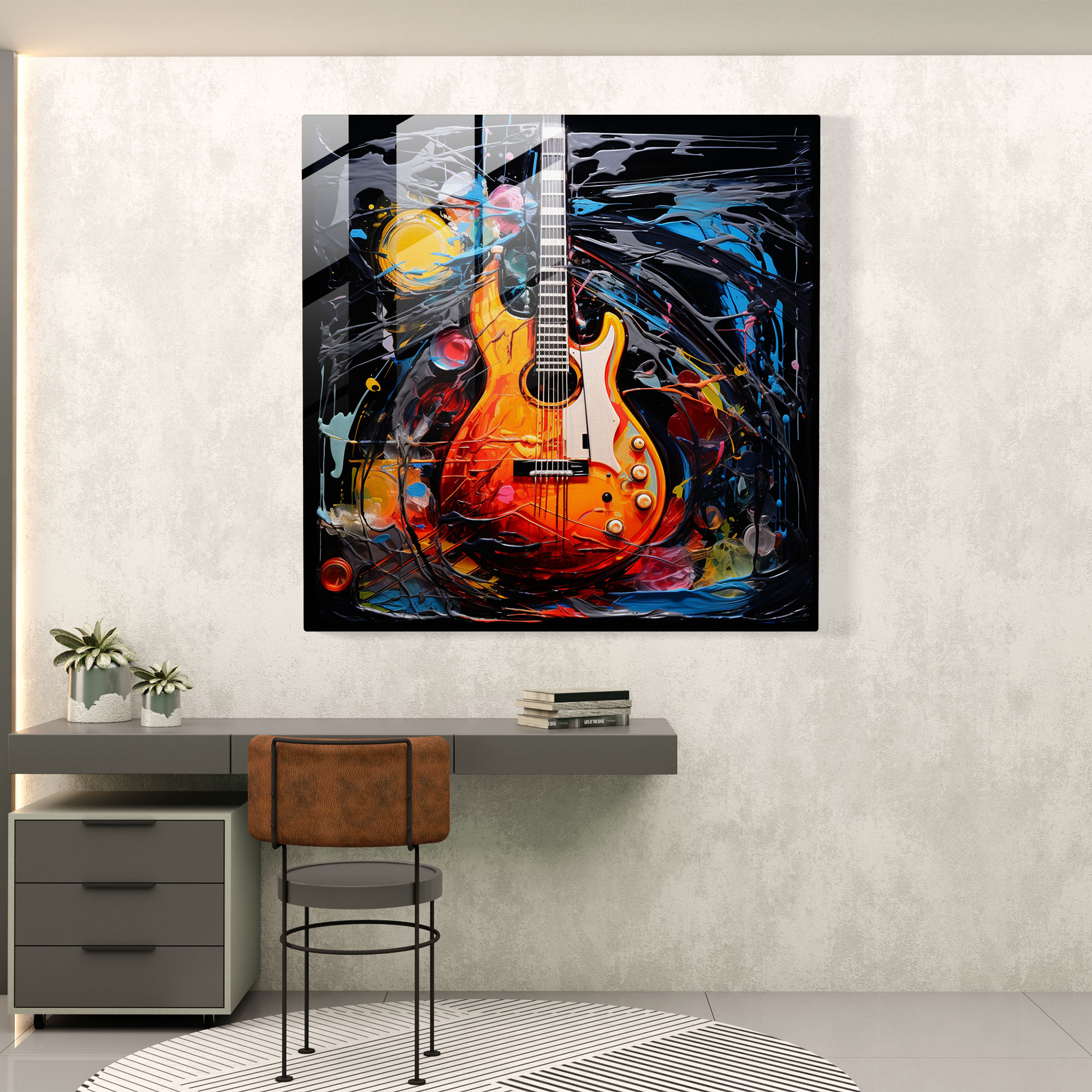 Metallica Album Covers Glass Print - Metallica, Glass Wall Art, Metallica, Music