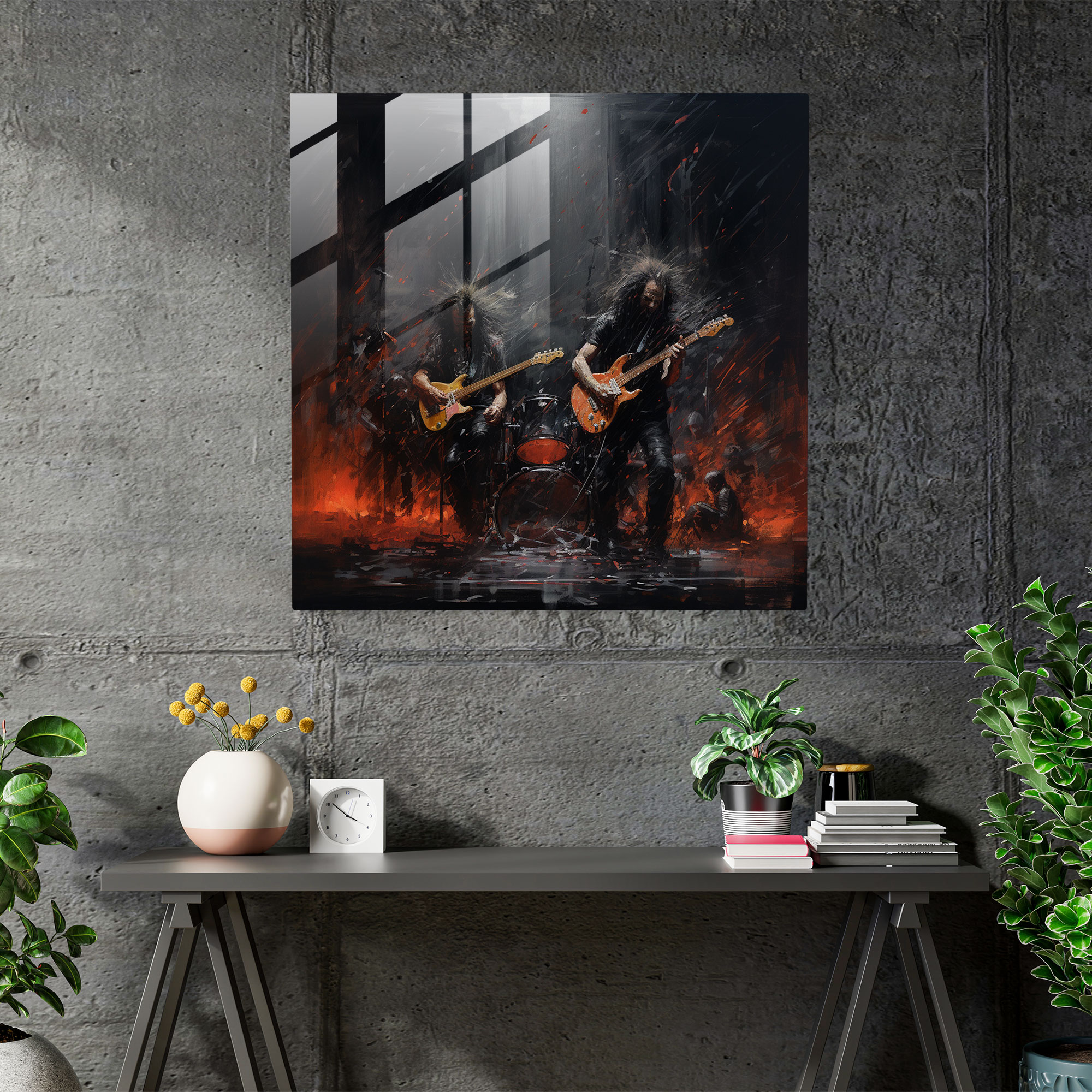 Metallica Energy Glass Print - Metallica, Modern Art, Glass Print, Metallica