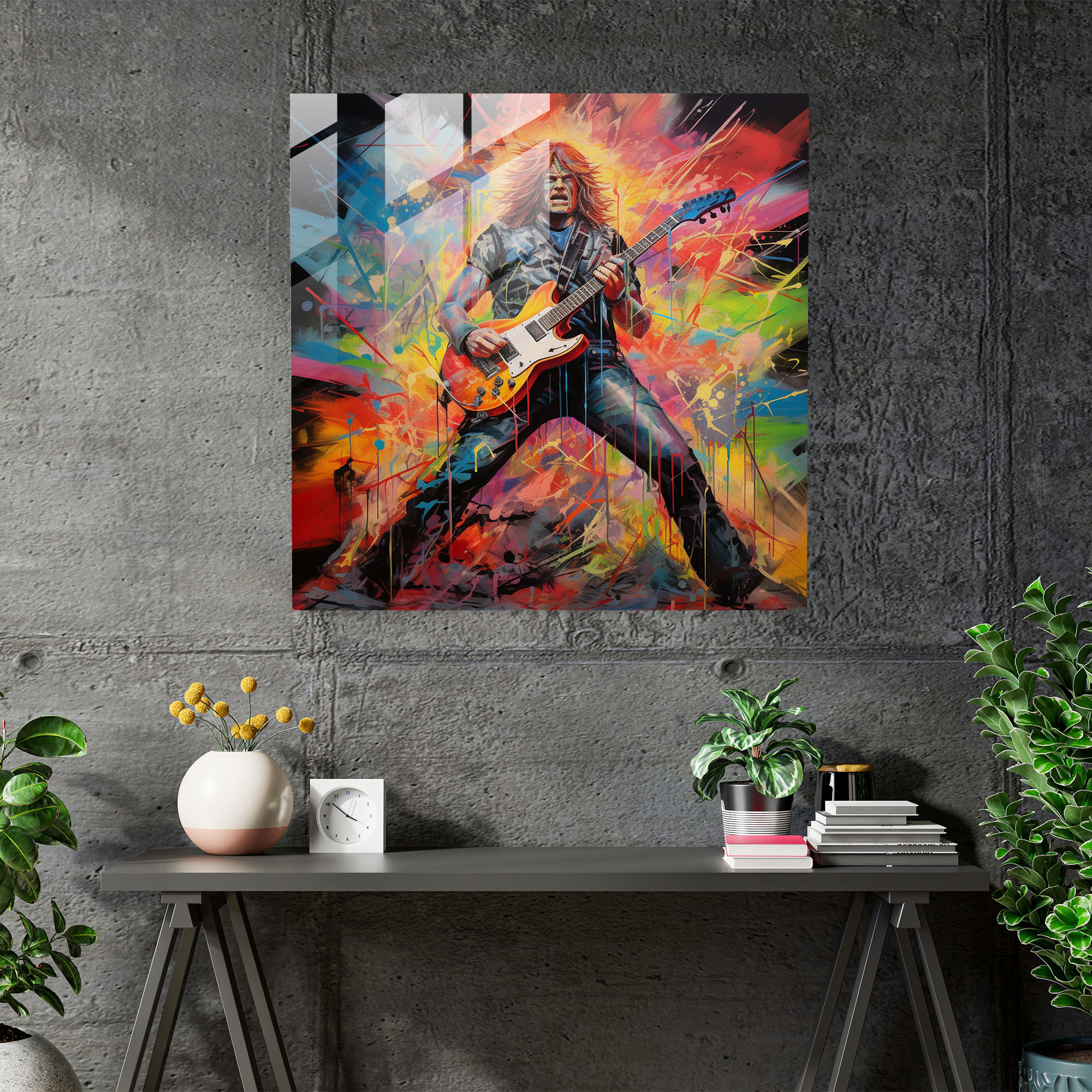 Metallica Graffiti Glass Print - Metallica, Graffiti, Album Covers, Metallica