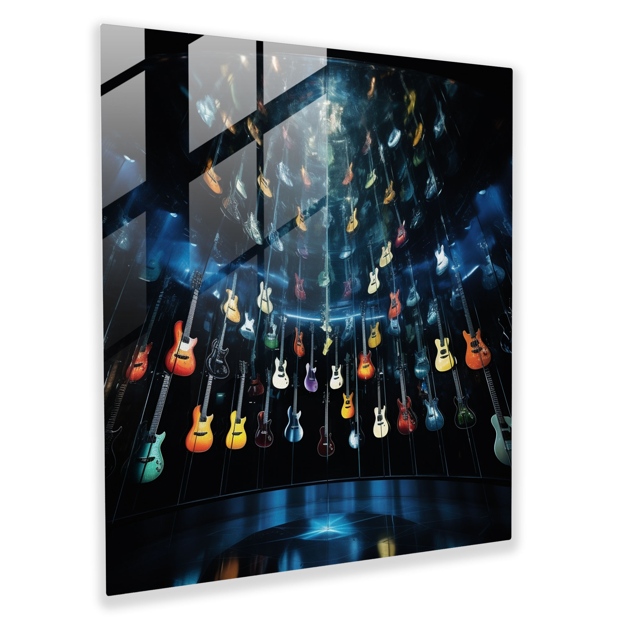 Metallica gitar seçici matris cam sanatı - Metallica modern sanat duvar dekorasyonu