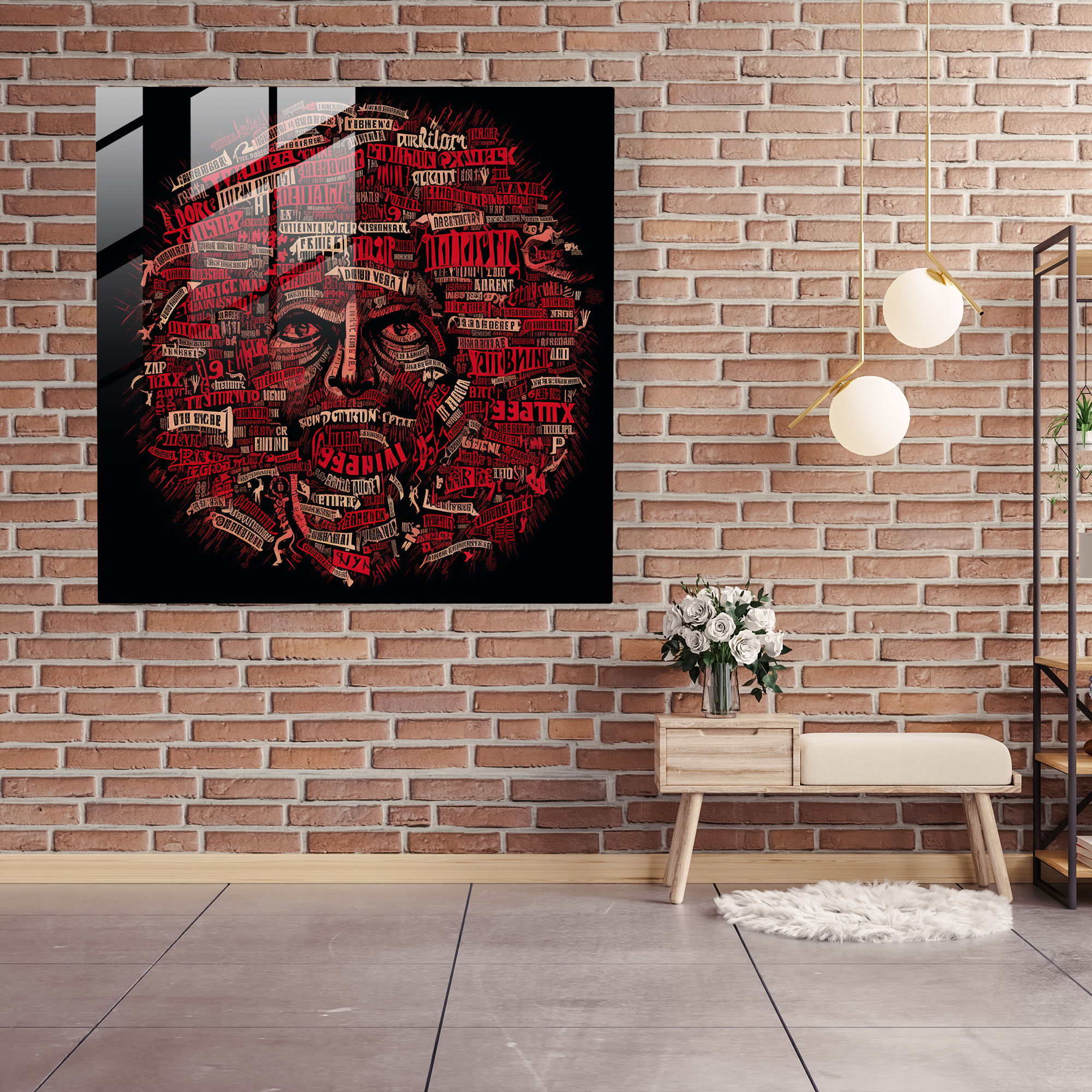 Metallica Lyrics Glass Print - Metallica, Wall Decoration, Lyrics Typography, Glass Art
