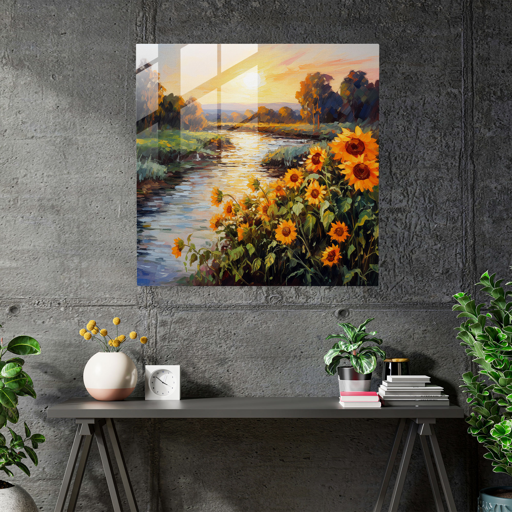 Glasbild Naturmelodie