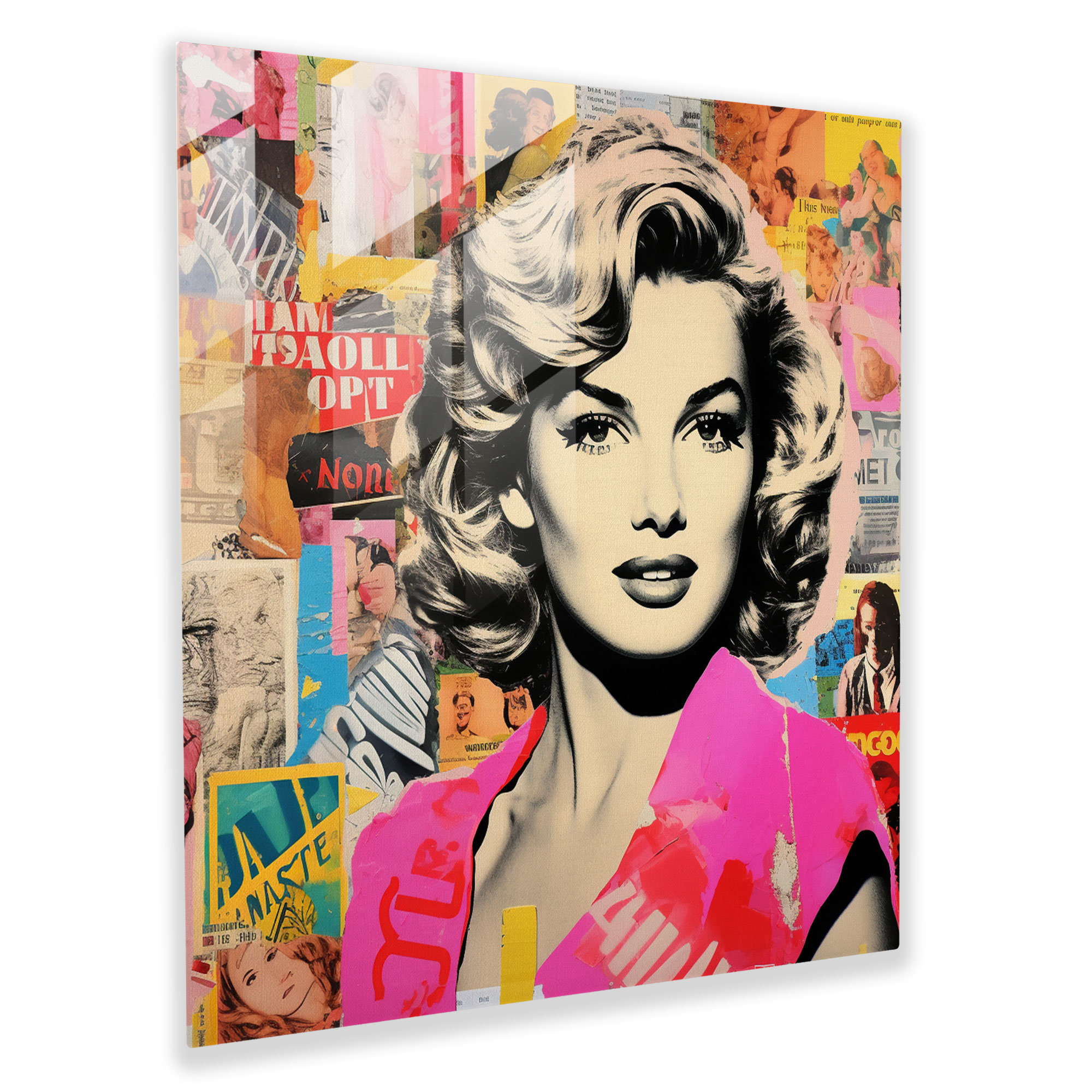 Glasbild Pop Culture Fusion
