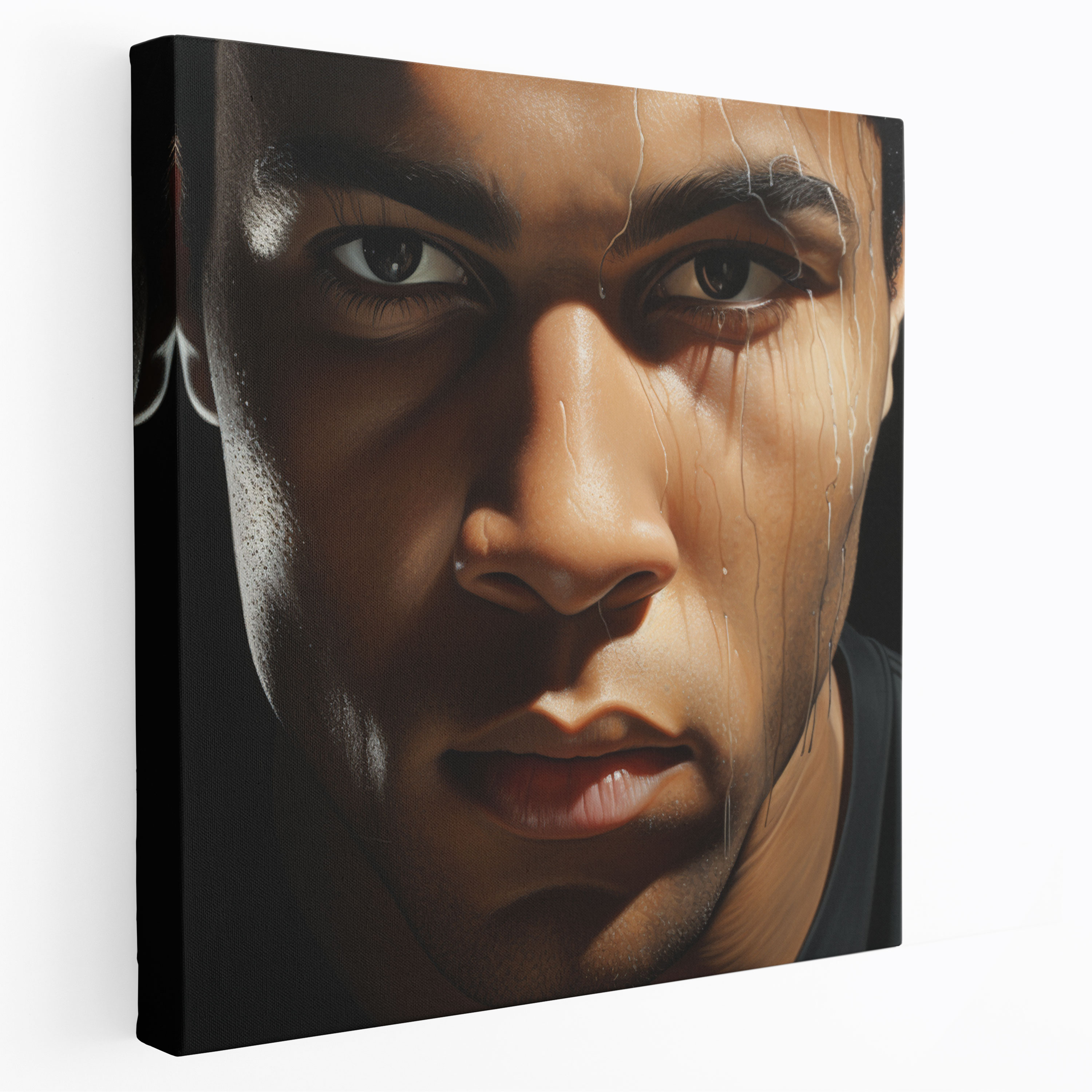 Muhammad Ali Wall Decoration - Photorealistic Canvas Print - Muhammad Ali, Home Decoration, Wall Art, Close-Up