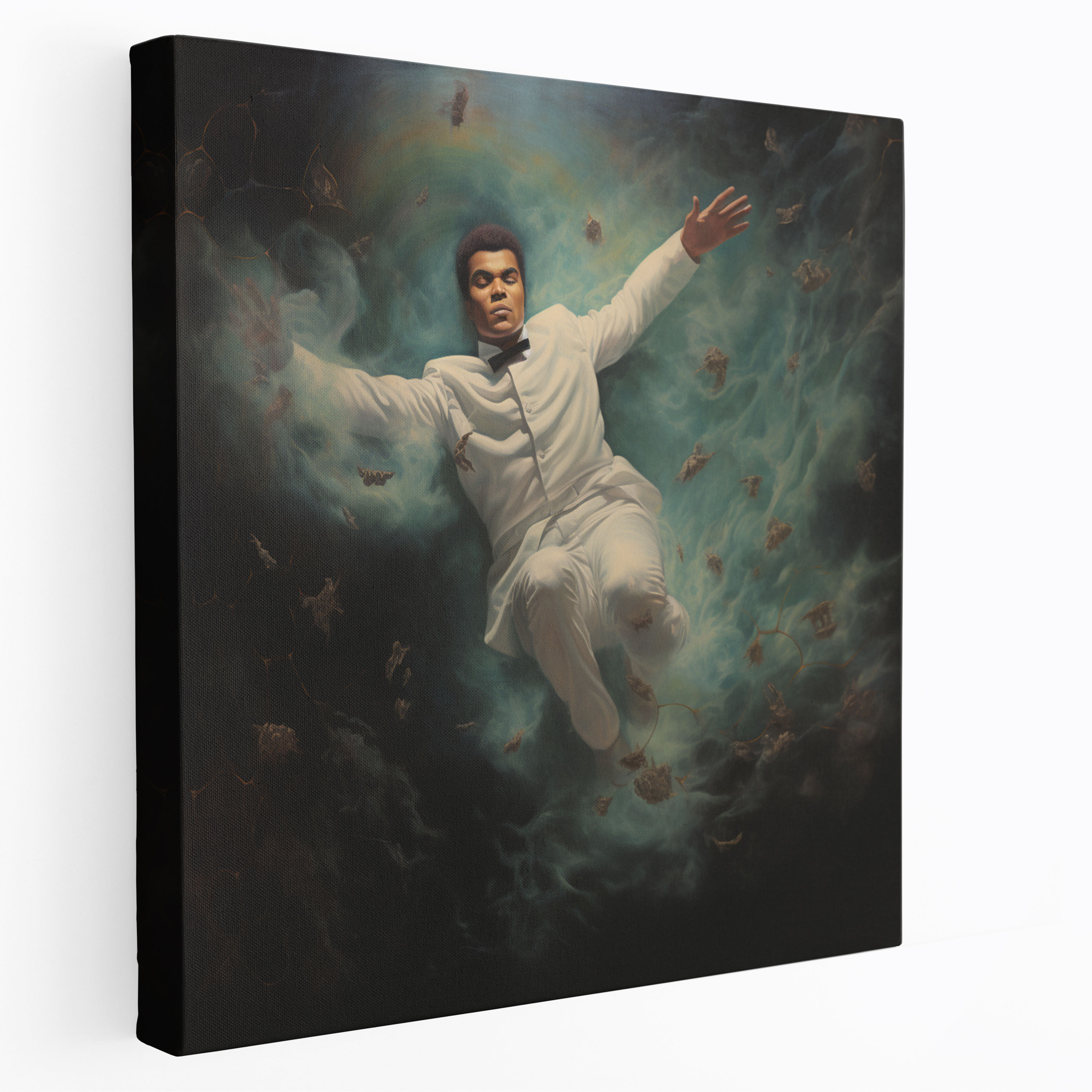 Muhammad Ali Canvas Print - Surrealist Wall Art - Muhammad Ali, Intriguing, Canvas Print, Wall Decoration