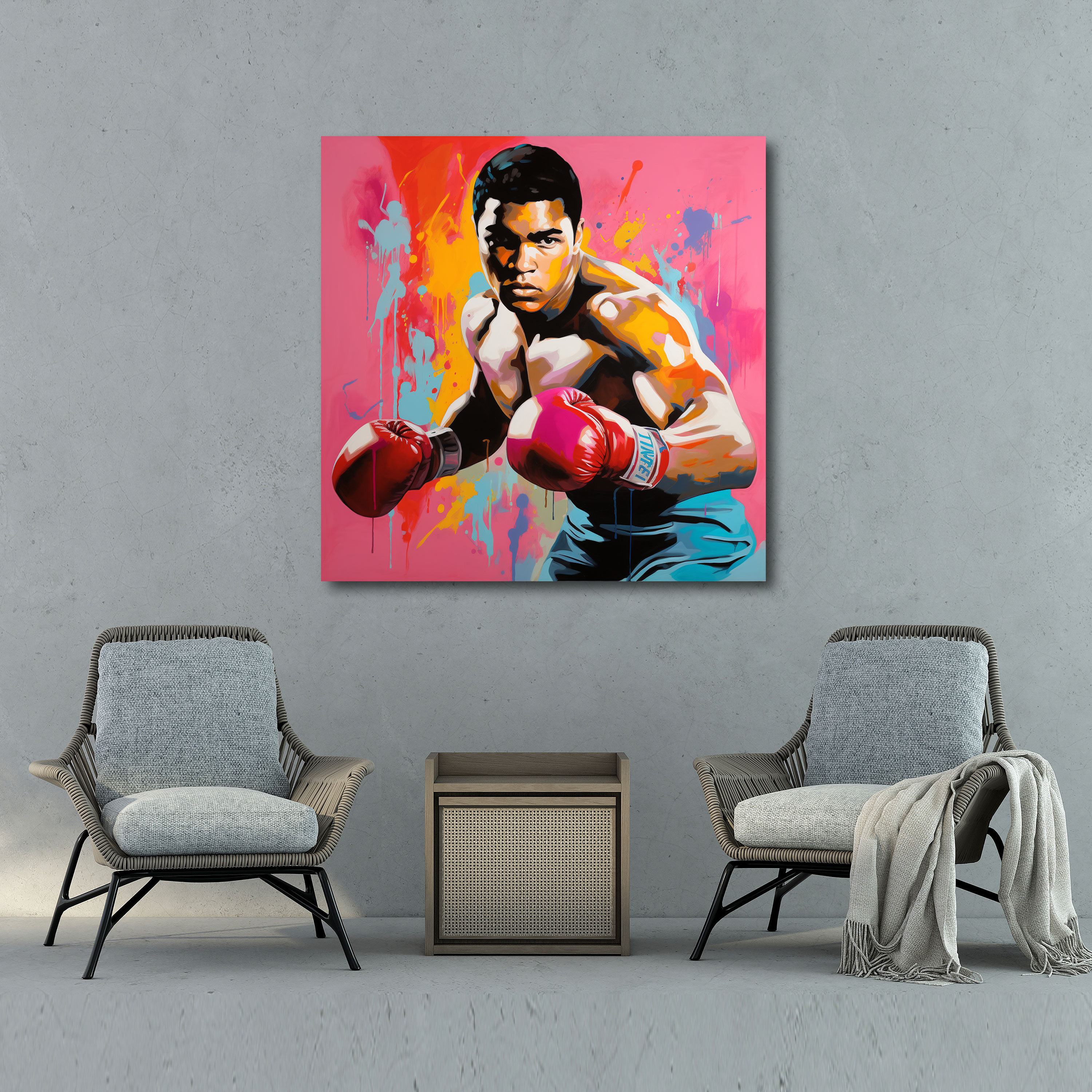 Muhammad Ali Wall Art - Muhammad Ali, Canvas Print, Wall Decoration, Muhammad Ali