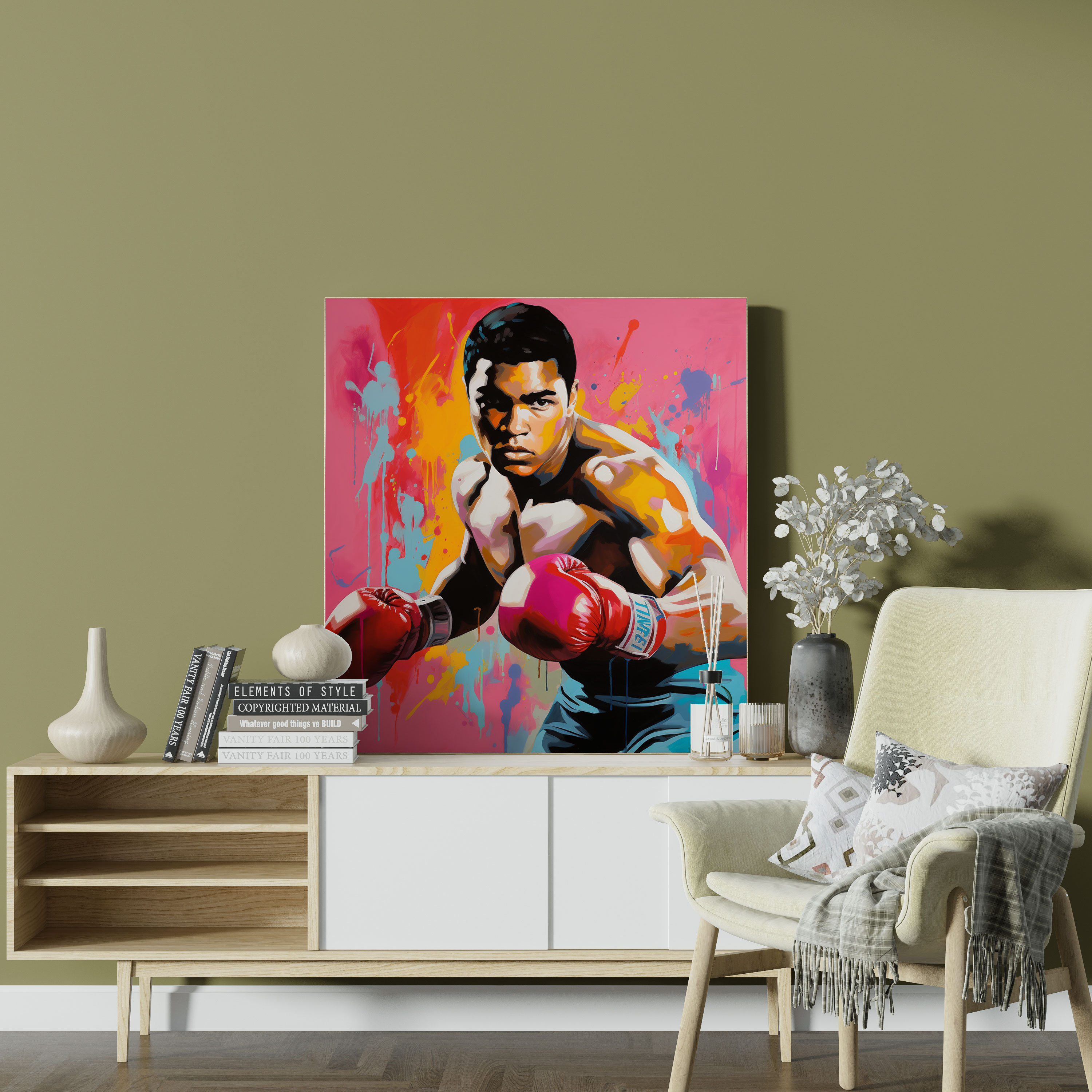 Muhammad Ali Wall Art - Muhammad Ali, Canvas Print, Wall Decoration, Muhammad Ali