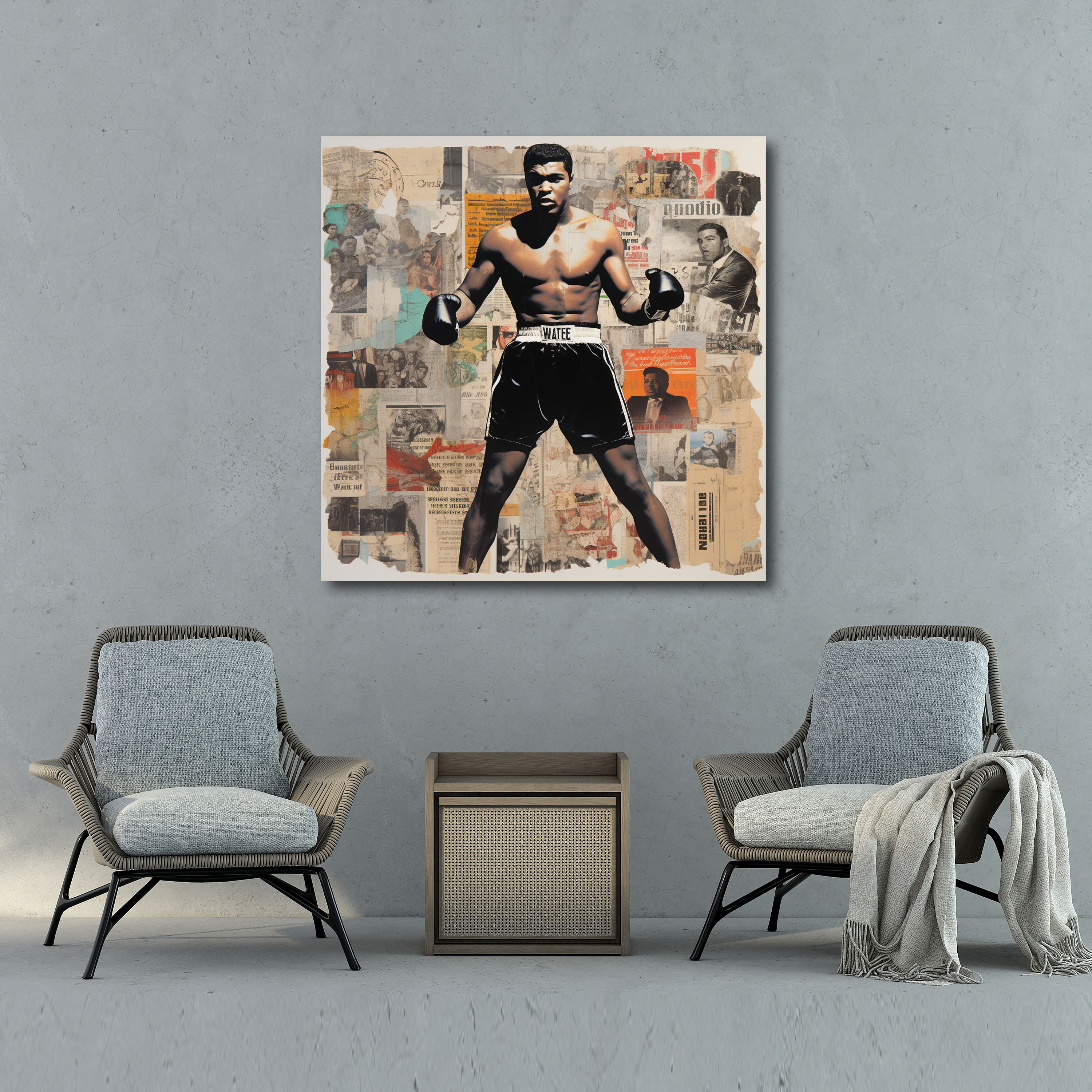 Muhammad Ali Wall Decoration - Muhammad Ali, Muhammad Ali, Wall Art, Canvas Print