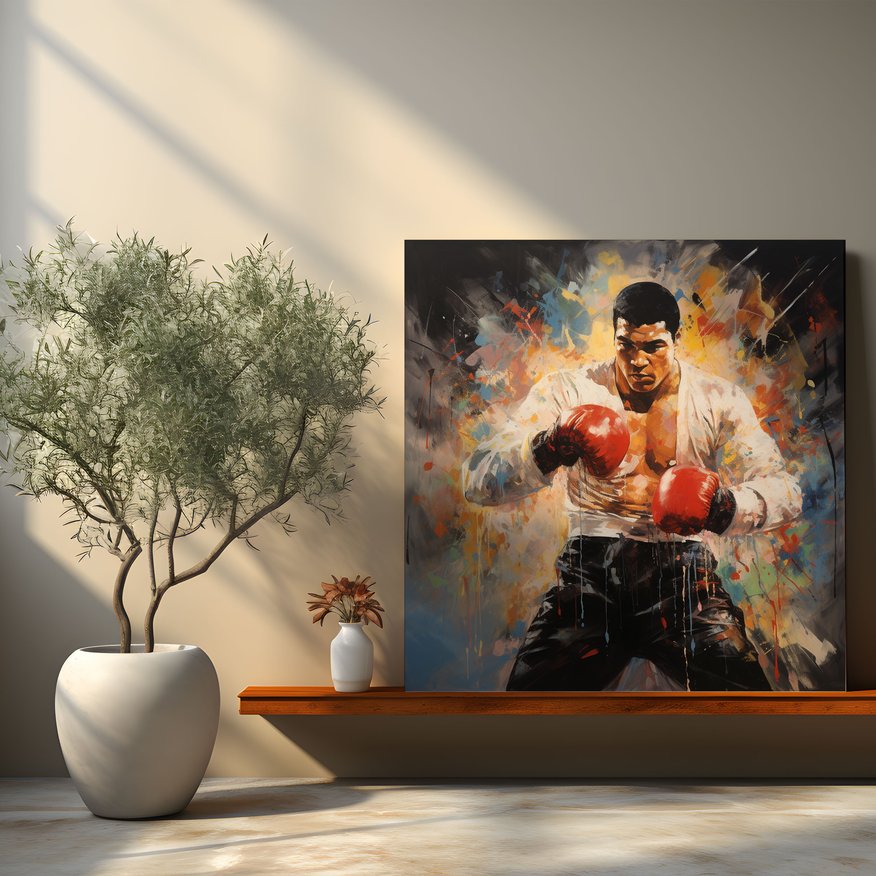 Muhammad Ali Wall Art - Muhammad Ali, Home Decoration, Canvas Print, Wall Decoration