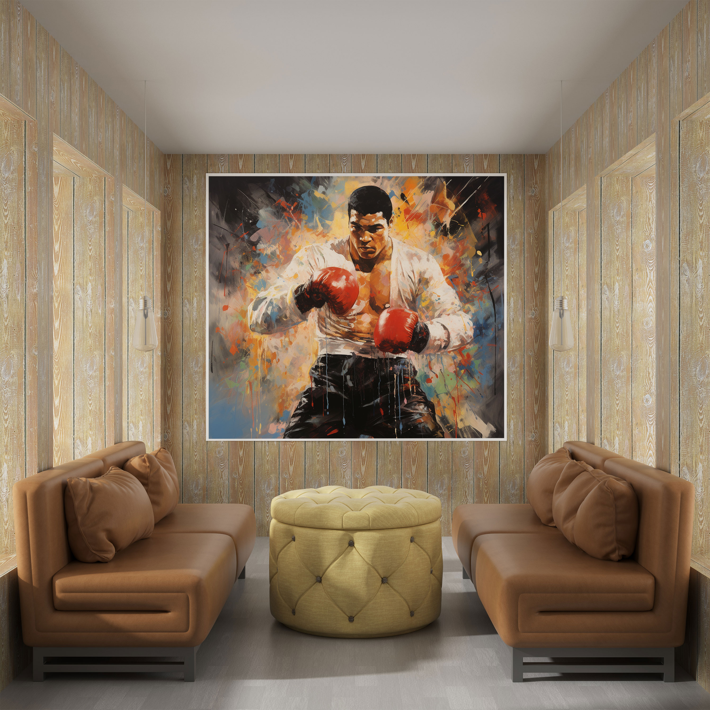 Muhammad Ali Wall Art - Muhammad Ali, Home Decoration, Canvas Print, Wall Decoration