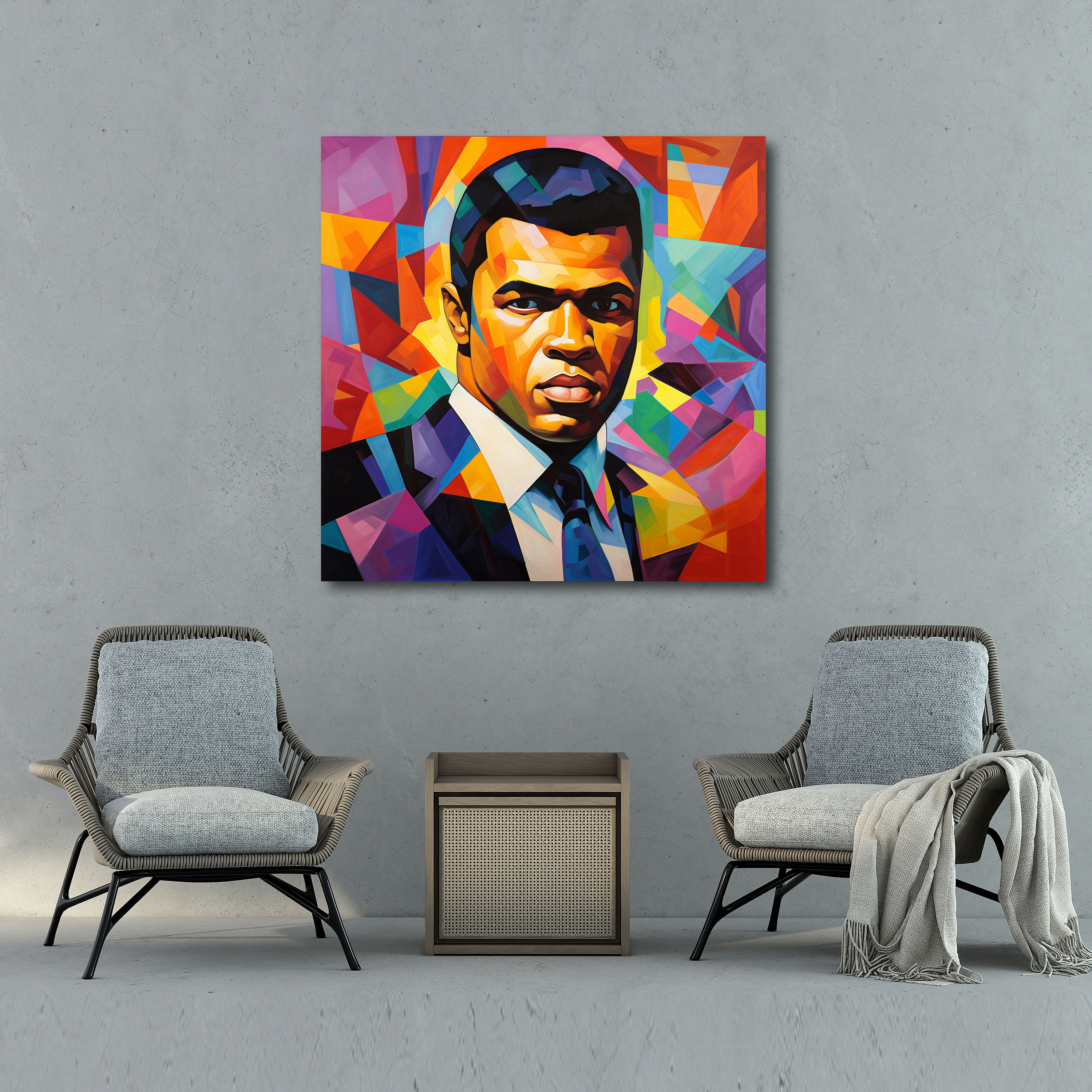 Muhammad Ali Canvas Print - Muhammad Ali, Wall Art, Wall Decoration, Muhammad Ali