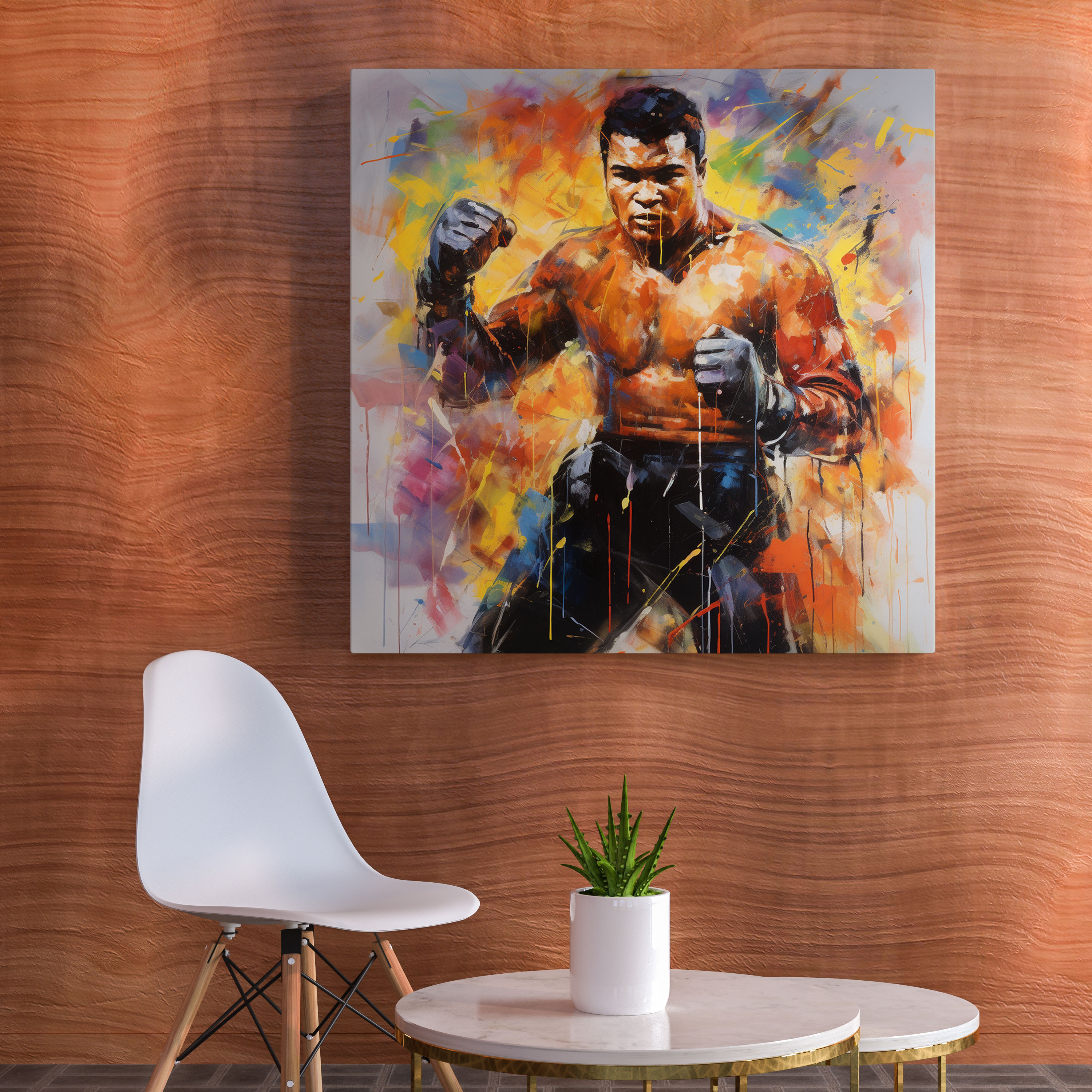 Muhammad Ali Canvas Print - Boxing Ring Masterpiece - Muhammad Ali, Canvas Print, Muhammad Ali, Canvas