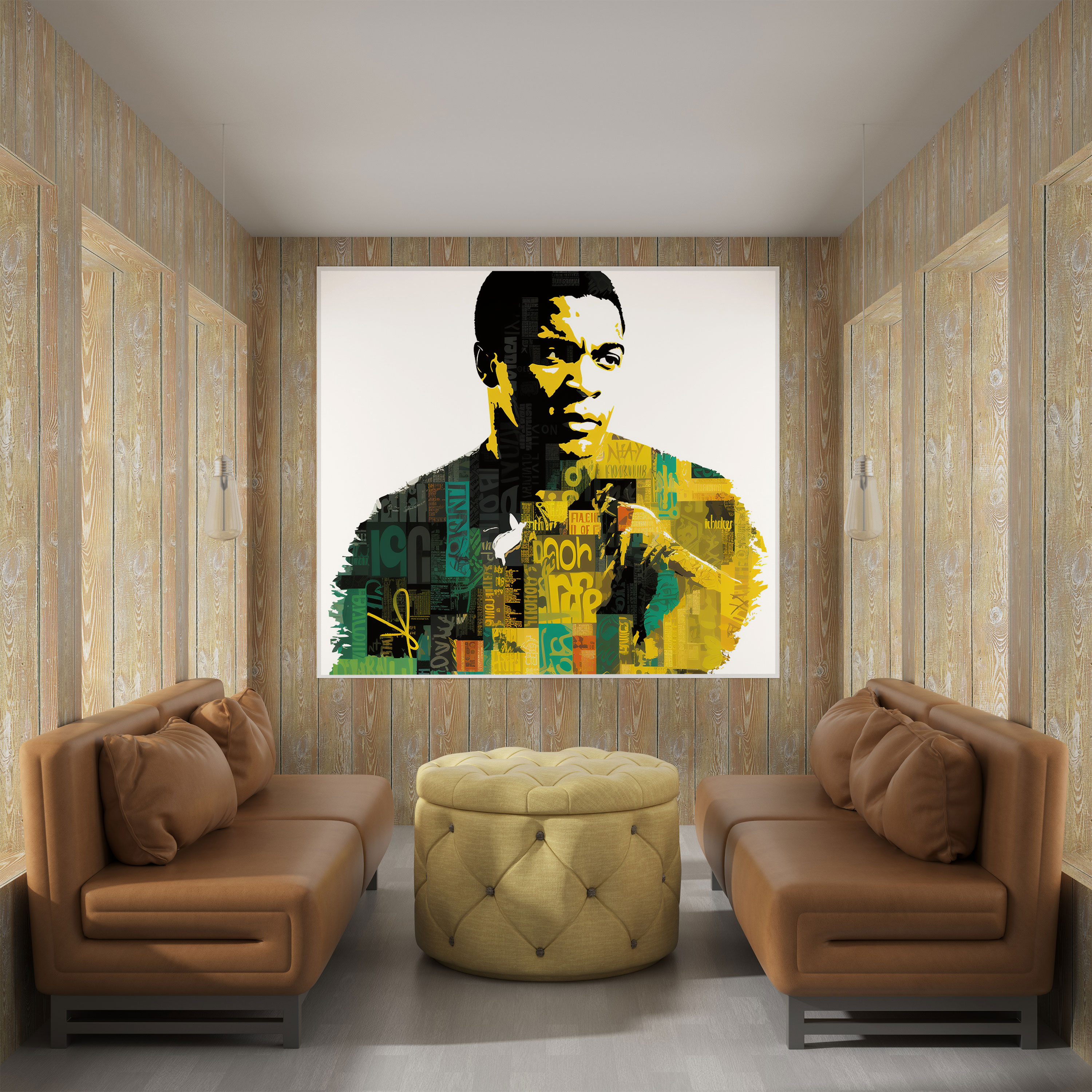 Muhammad Ali Wall Decoration - Inspiring Quotes Collage - Muhammad Ali, Canvas Print, Inspirational Quotes, Motivational Art