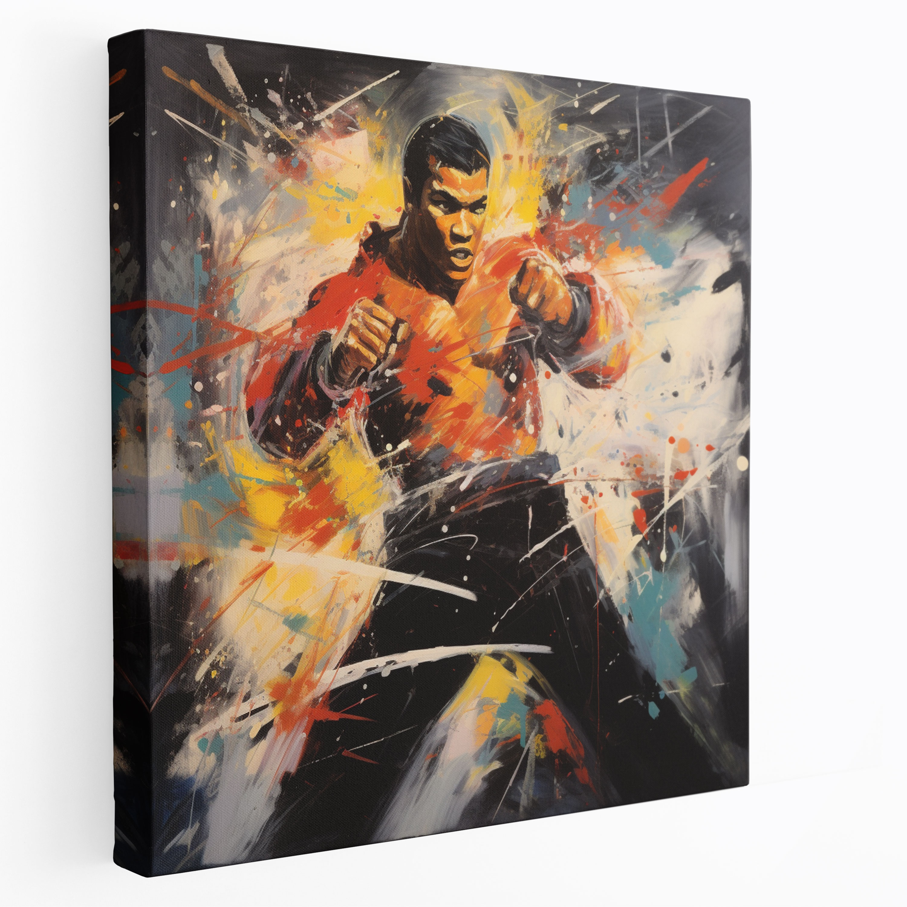Muhammad Ali Wall Art - Abstract Expressionism Canvas Print - Muhammad Ali, Canvas Print, Abstract Expressionism, Wall Decoration