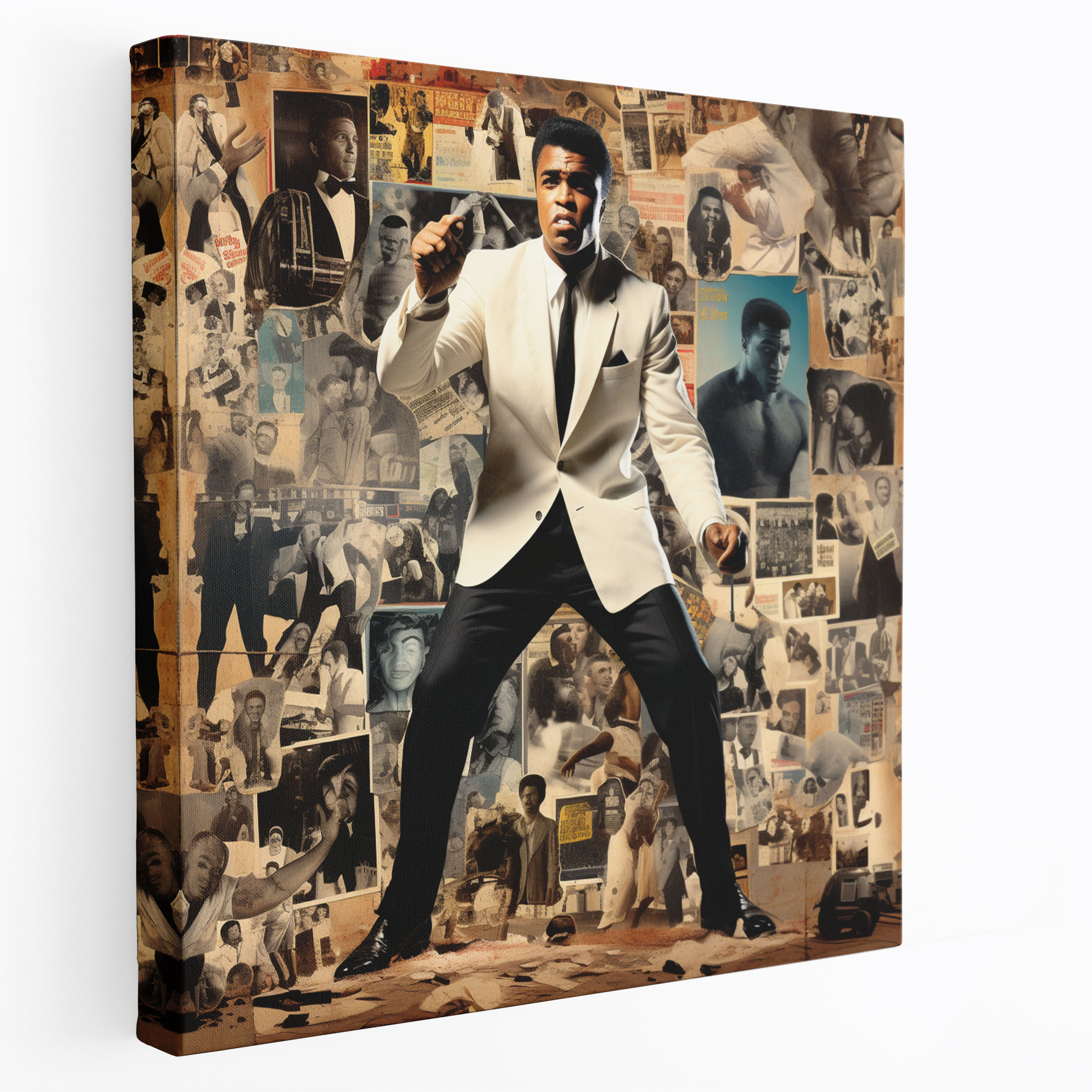 Muhammad Ali Canvas Print - Muhammad Ali, Wall Decoration, Collage, Boxing