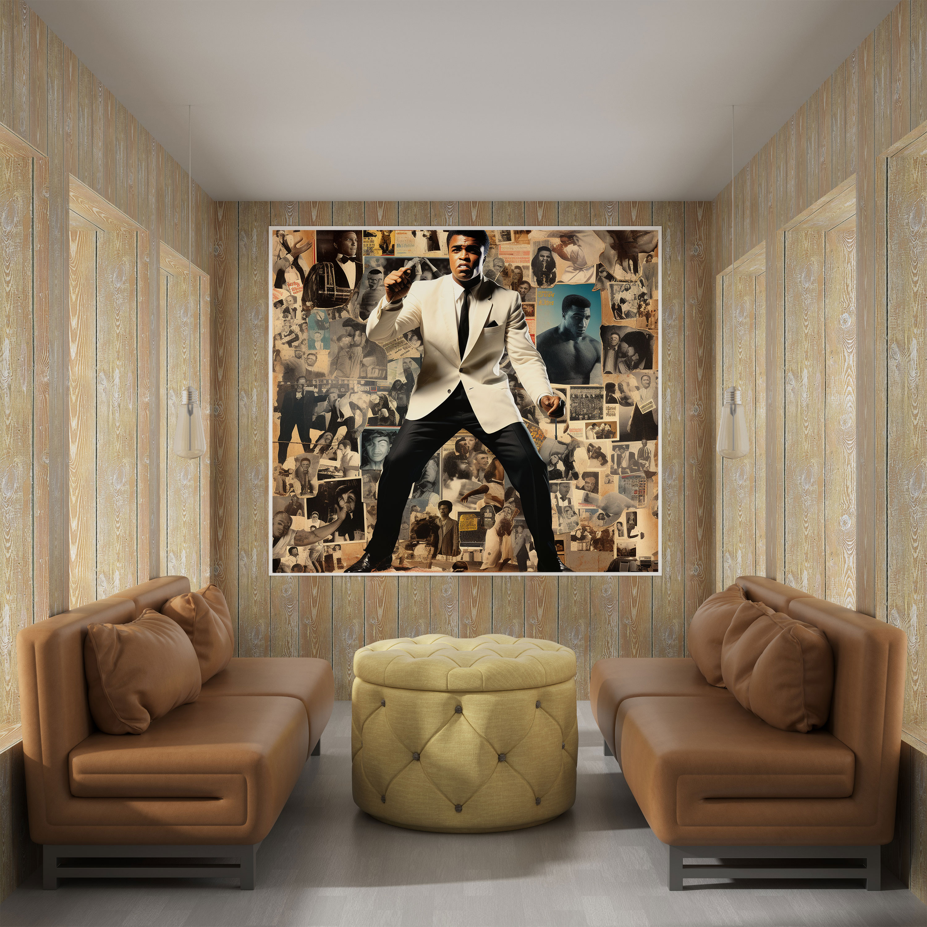 Muhammad Ali Canvas Print - Muhammad Ali, Wall Decoration, Collage, Boxing