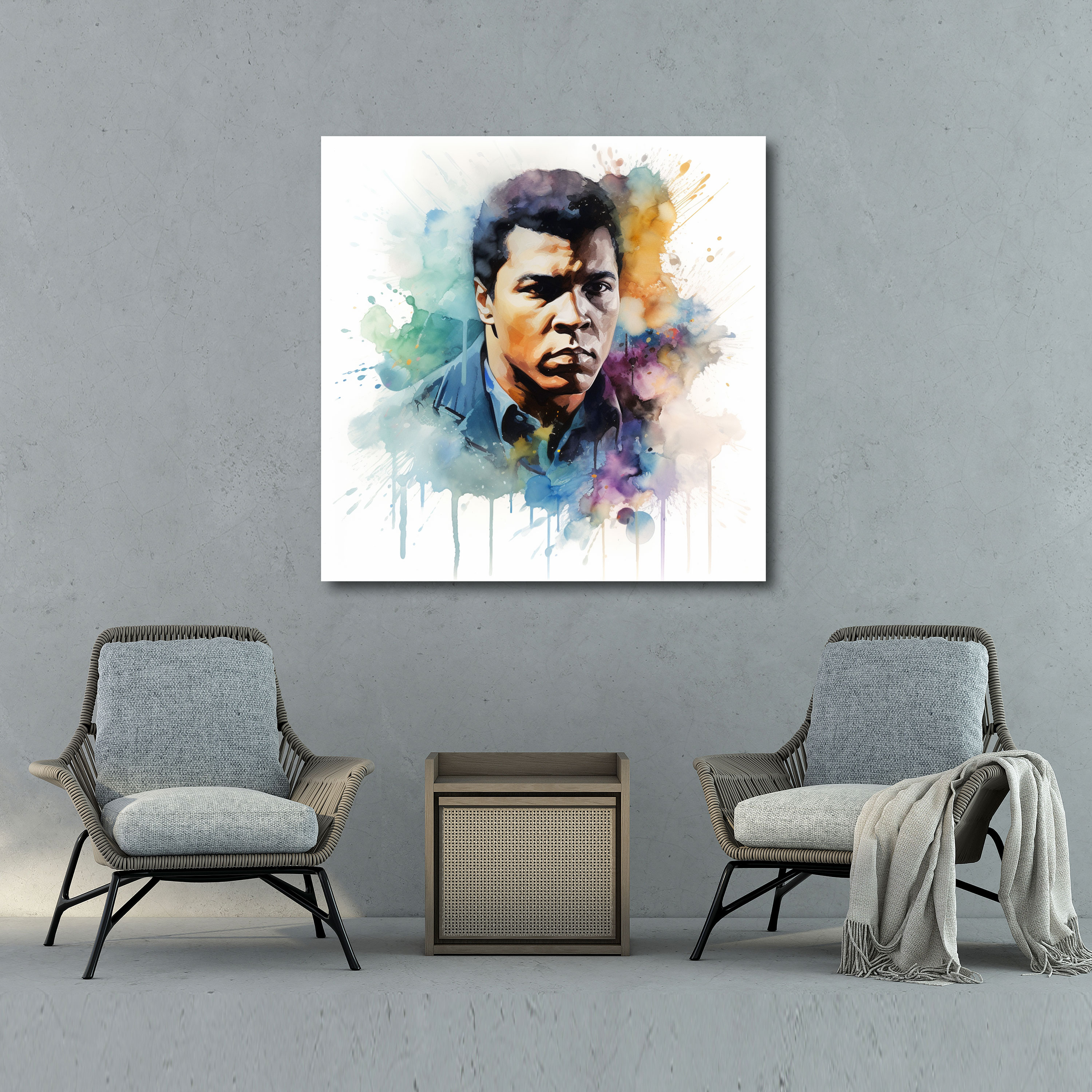 Muhammad Ali Canvas Print - Muhammad Ali, Home Decoration, Wall Decoration, Canvas Wall Art