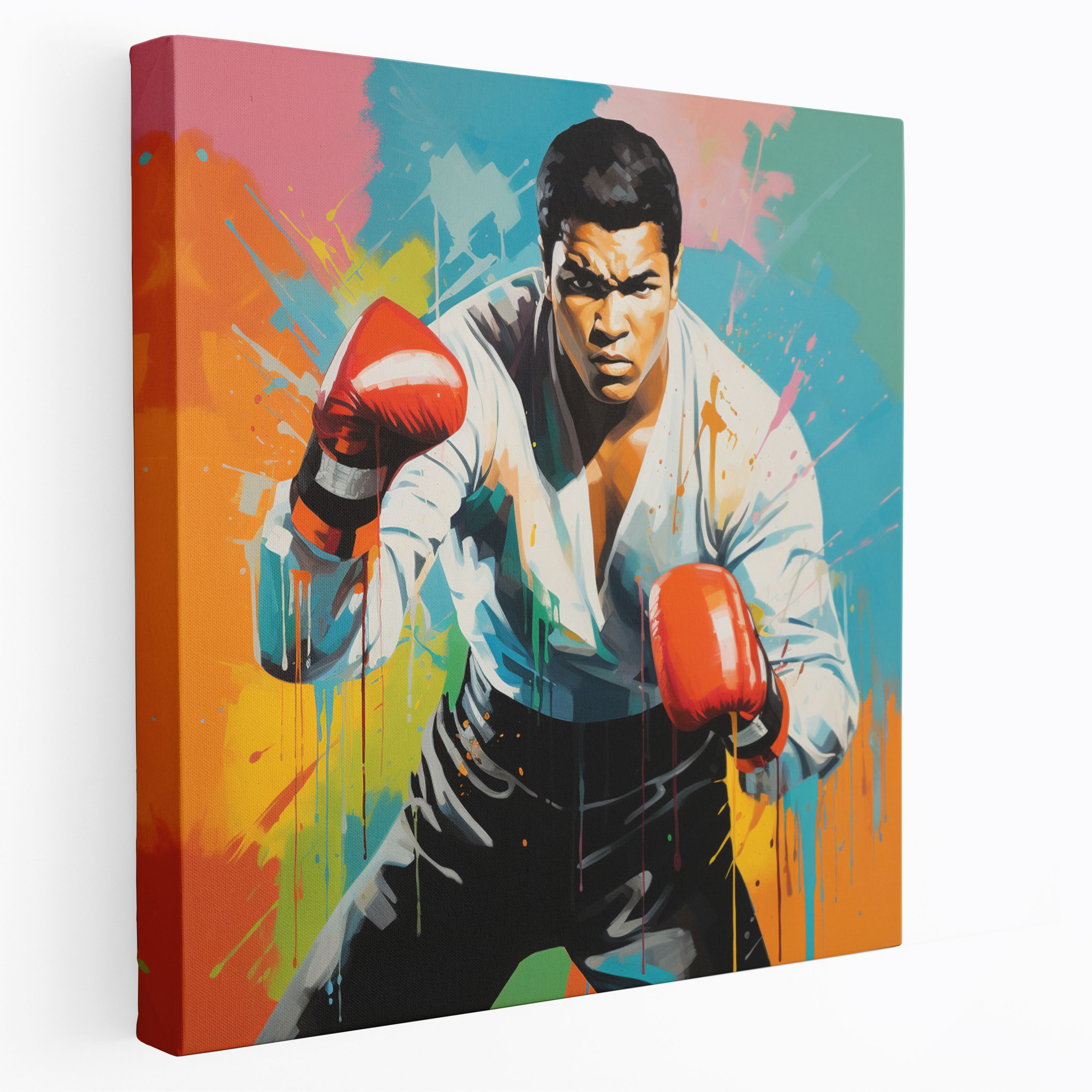 Muhammad Ali Canvas Print - Colorful Pop Art Wall Art - Muhammad Ali, Pop Art, Vibrant, Wall Art