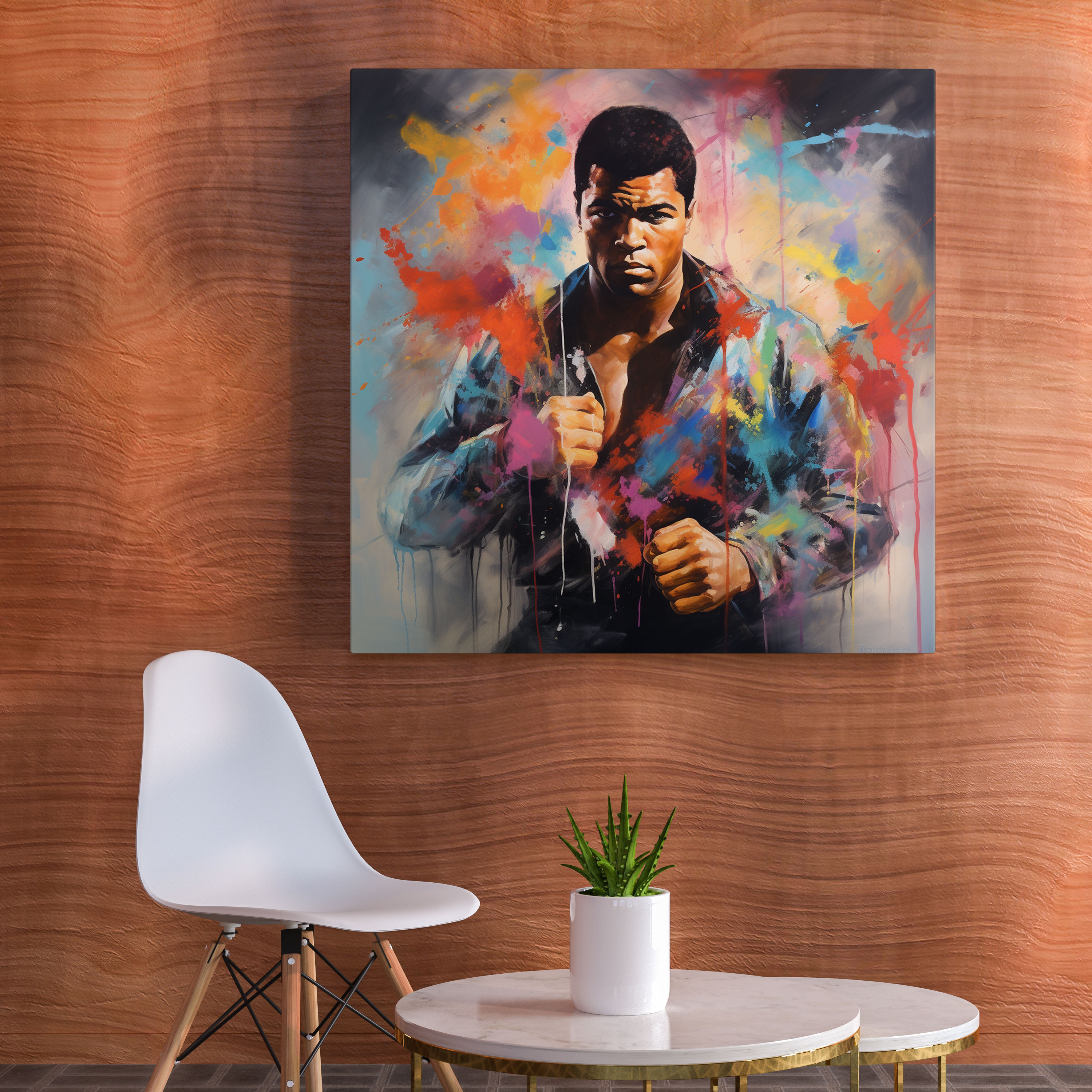 Muhammad Ali Wall Decoration - Abstract Canvas Print - Muhammad Ali, Wall Decoration, Muhammad Ali, Canvas Wall Art