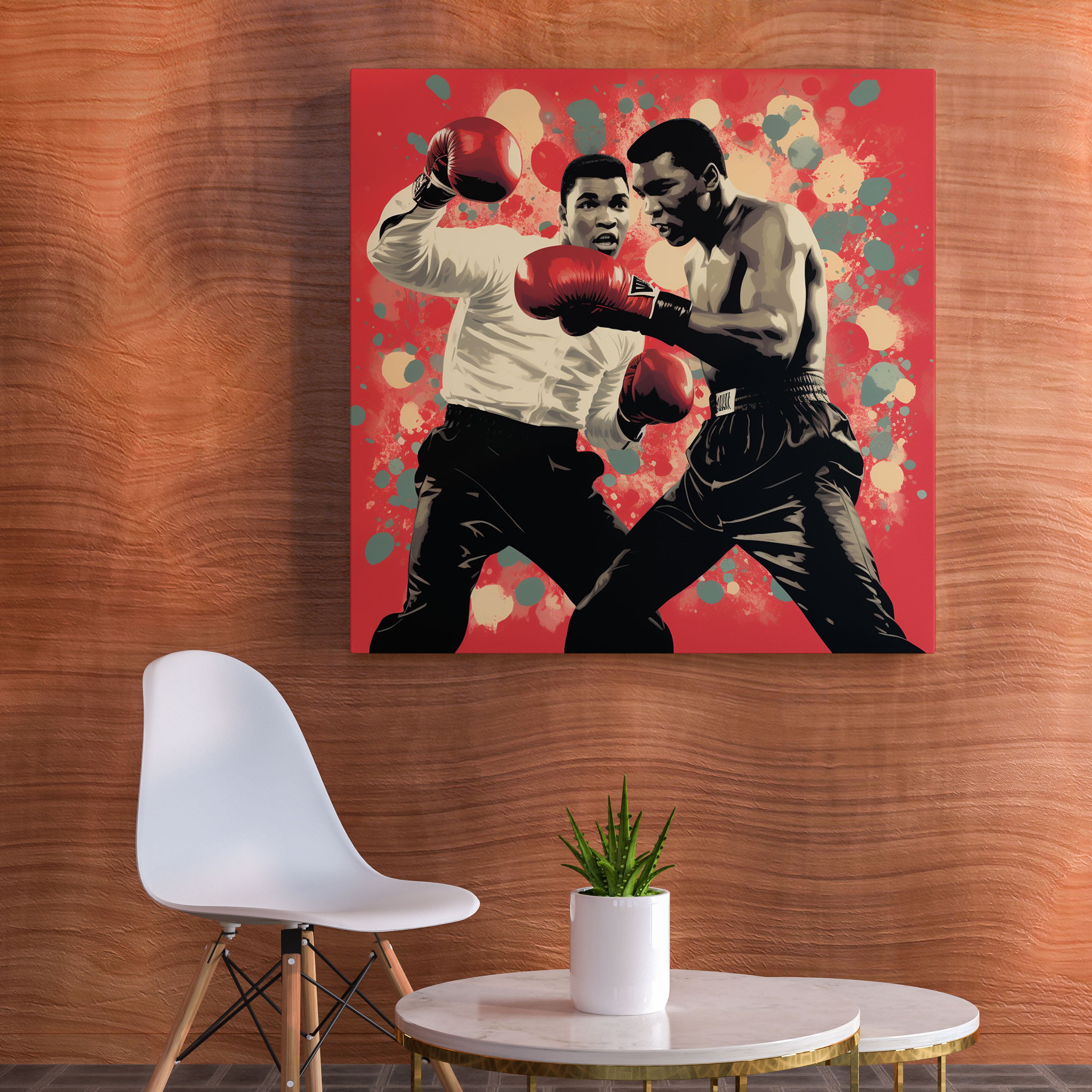 Muhammad Ali Canvas Print - Vintage Boxing Poster - Muhammad Ali, Canvas, Wall Decoration, Wall Art