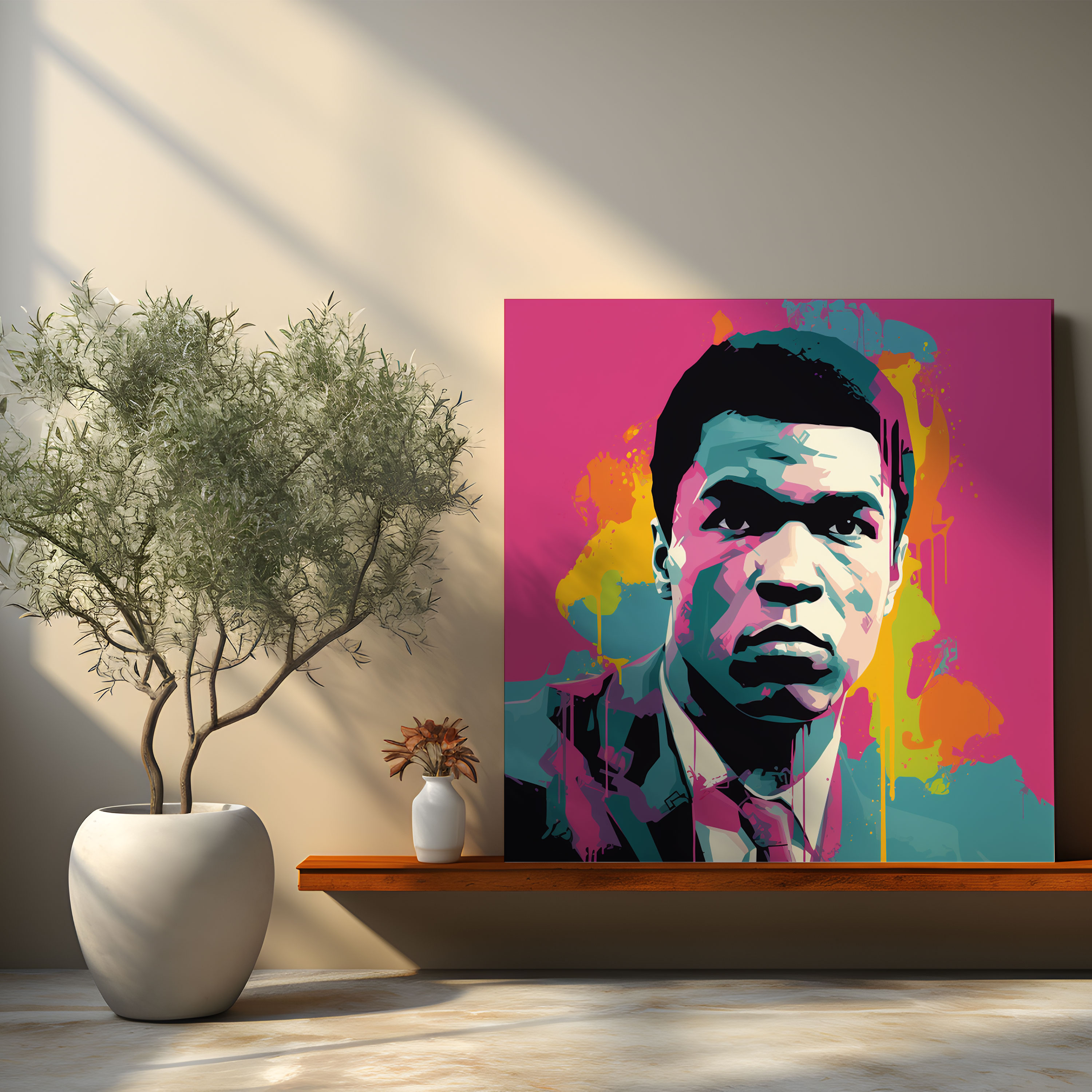 Muhammad Ali Canvas Print - Pop Art Wall Decoration - Muhammad Ali, Home Decoration, Pop Art, Canvas Wall Art