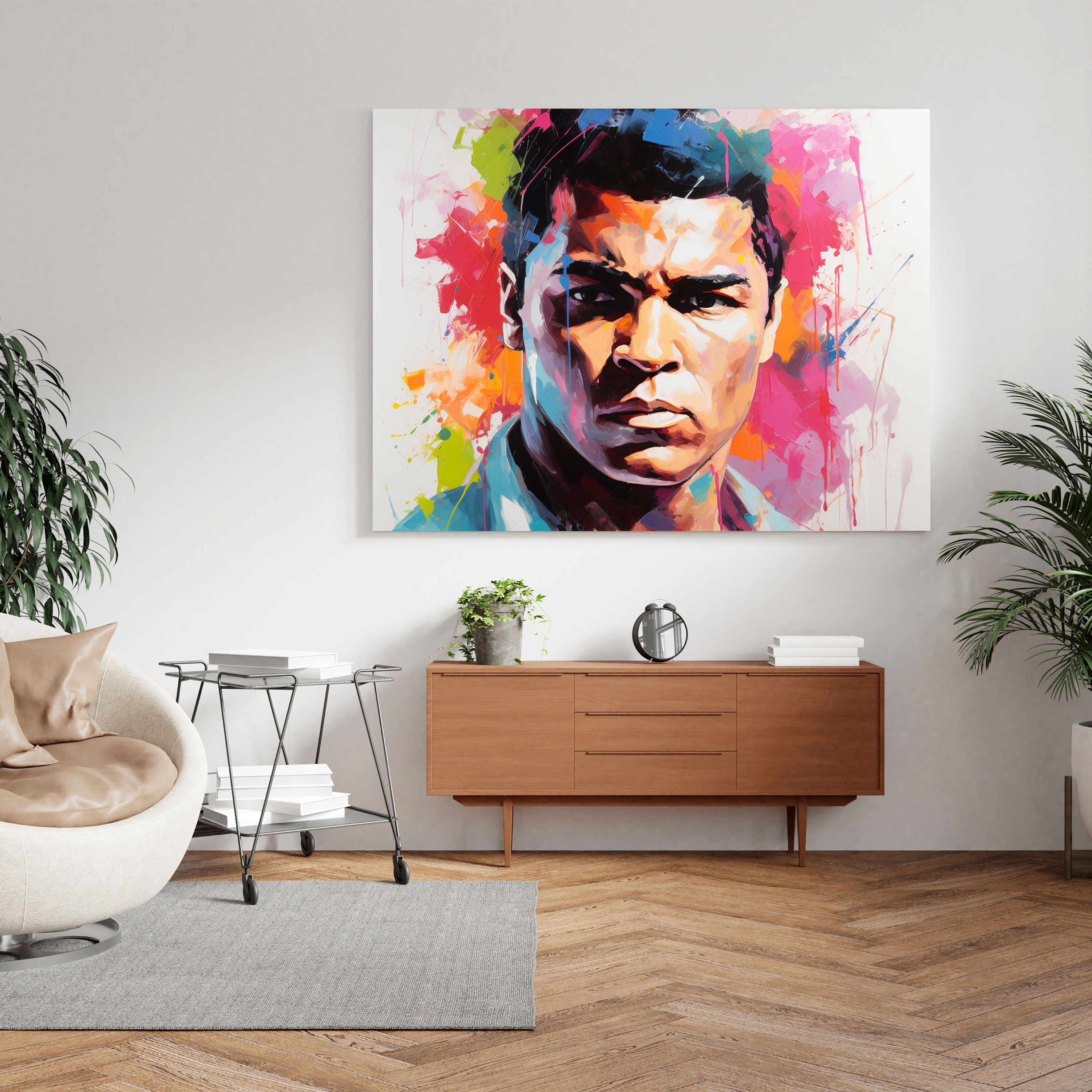 Muhammad Ali Canvas Print - Muhammad Ali, Muhammad Ali, Inspirational, Home Decoration