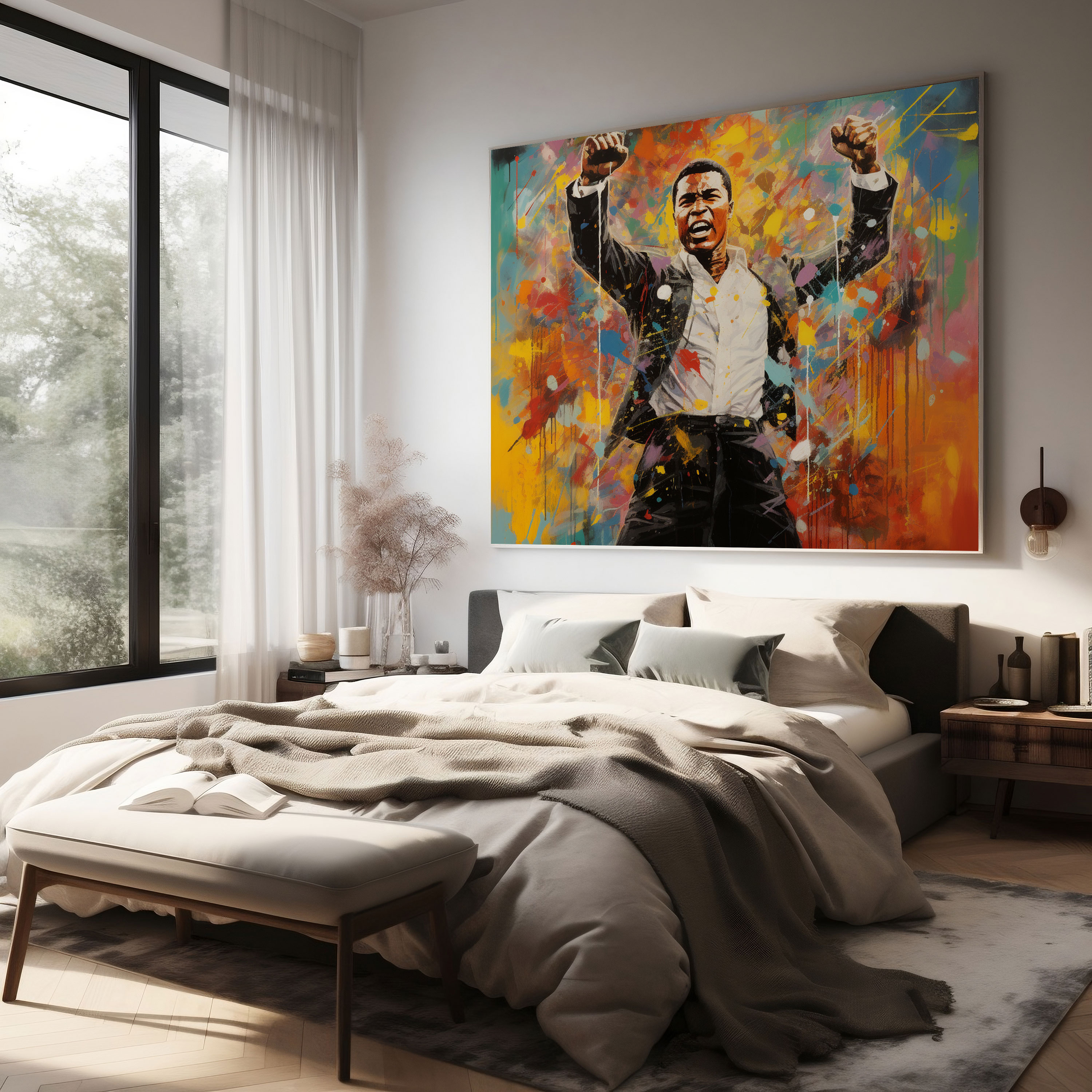 Muhammad Ali Wall Decoration - Muhammad Ali, Canvas Print, Boxing, Muhammad Ali