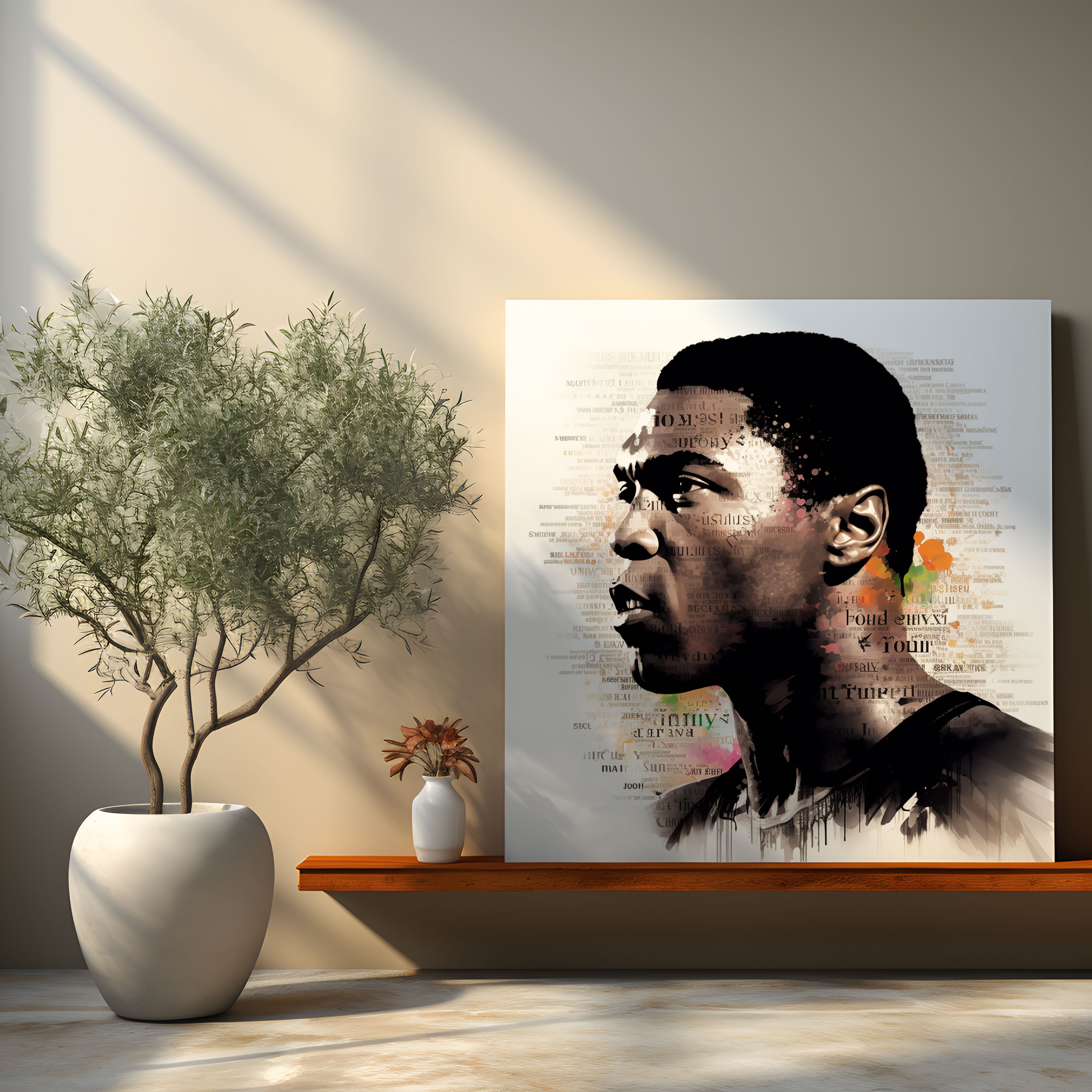 Muhammad Ali Canvas Print - Muhammad Ali, Canvas Wall Art, Boxing, Wall Art