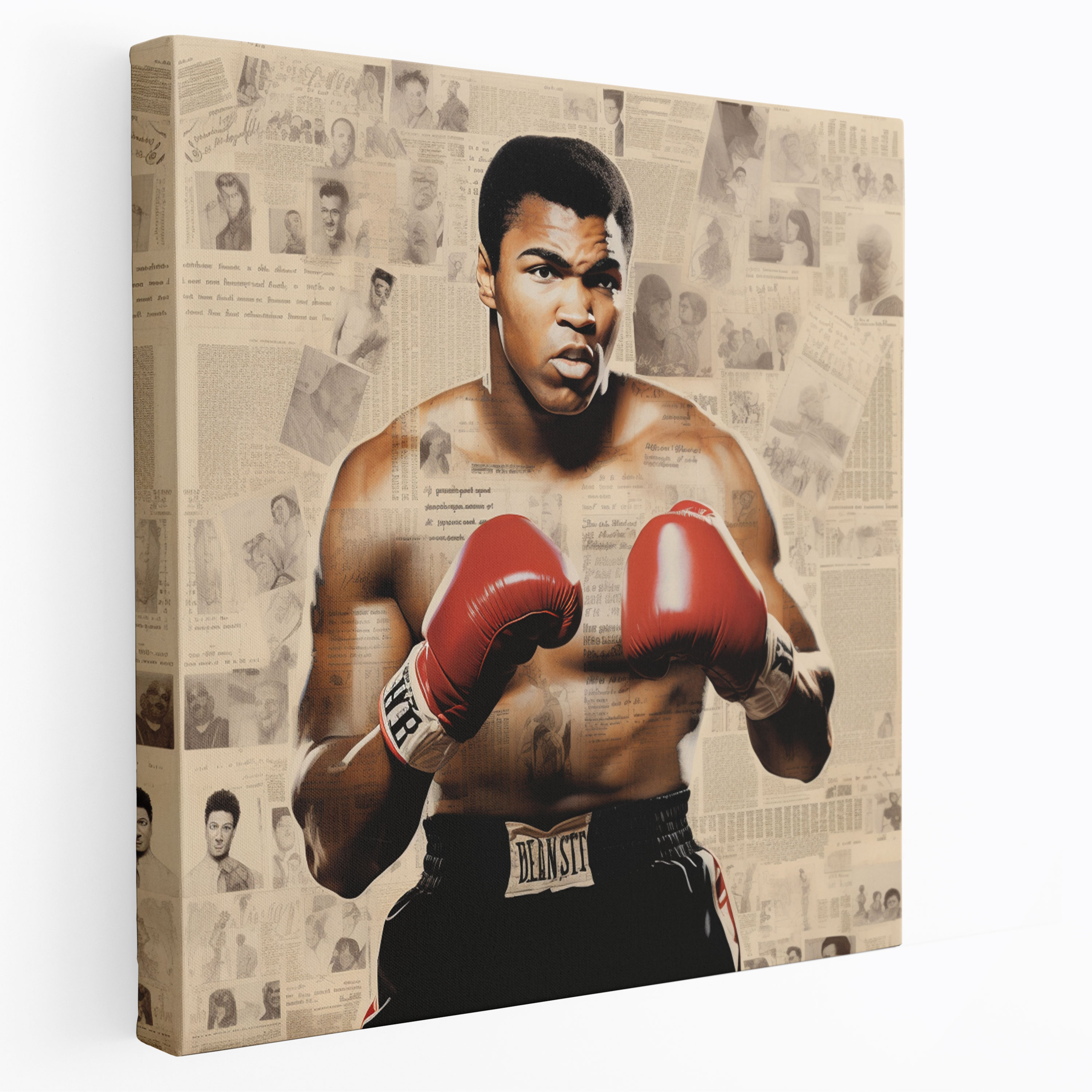 Muhammad Ali Wall Art - Muhammad Ali, Collage, Muhammad Ali, Canvas Print