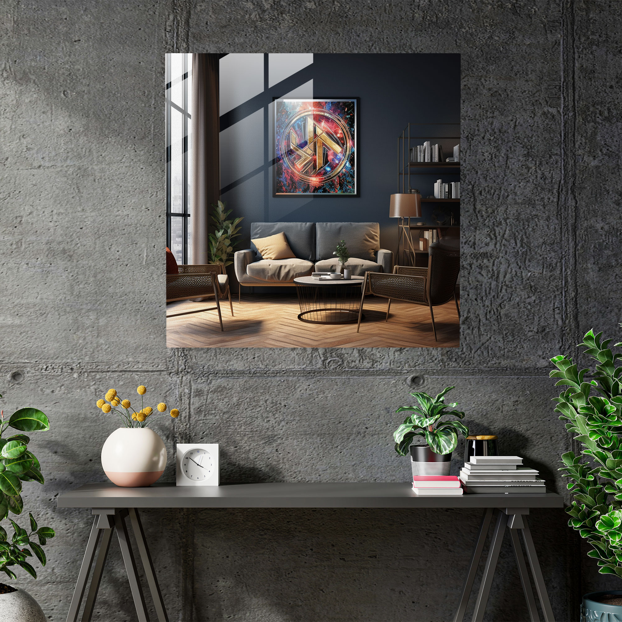 Marvelous Glass Print - Marvel Logo Art - Marvel, Glass Art, Home Decoration, Glass Print
