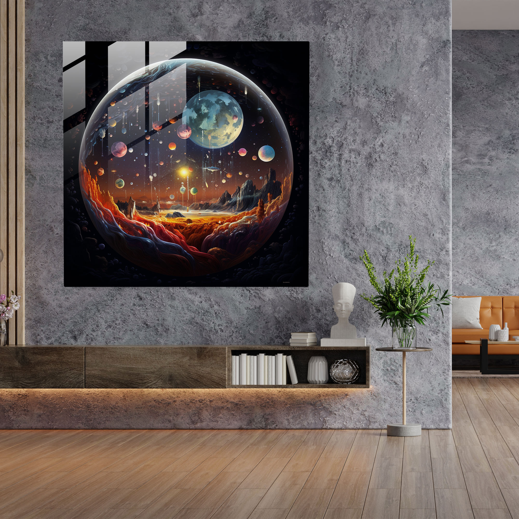 Marvelous Glass Print - Cosmic Marvel Art - Marvel, Captivating, Glass Print, Glass Wall Art