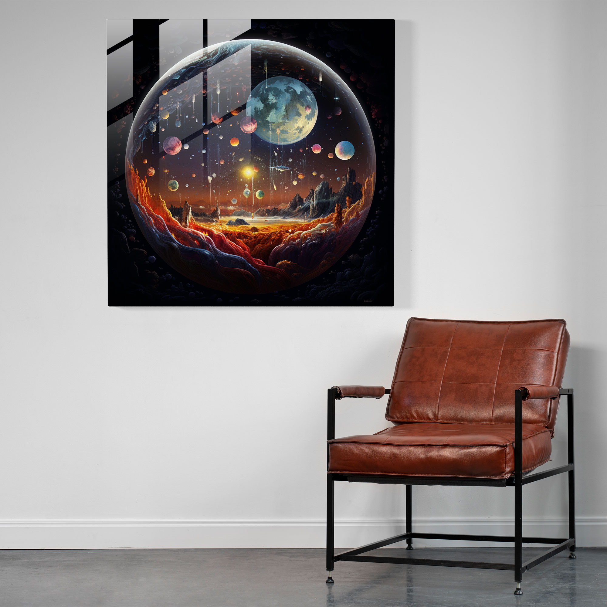 Marvelous Glass Print - Cosmic Marvel Art - Marvel, Captivating, Glass Print, Glass Wall Art