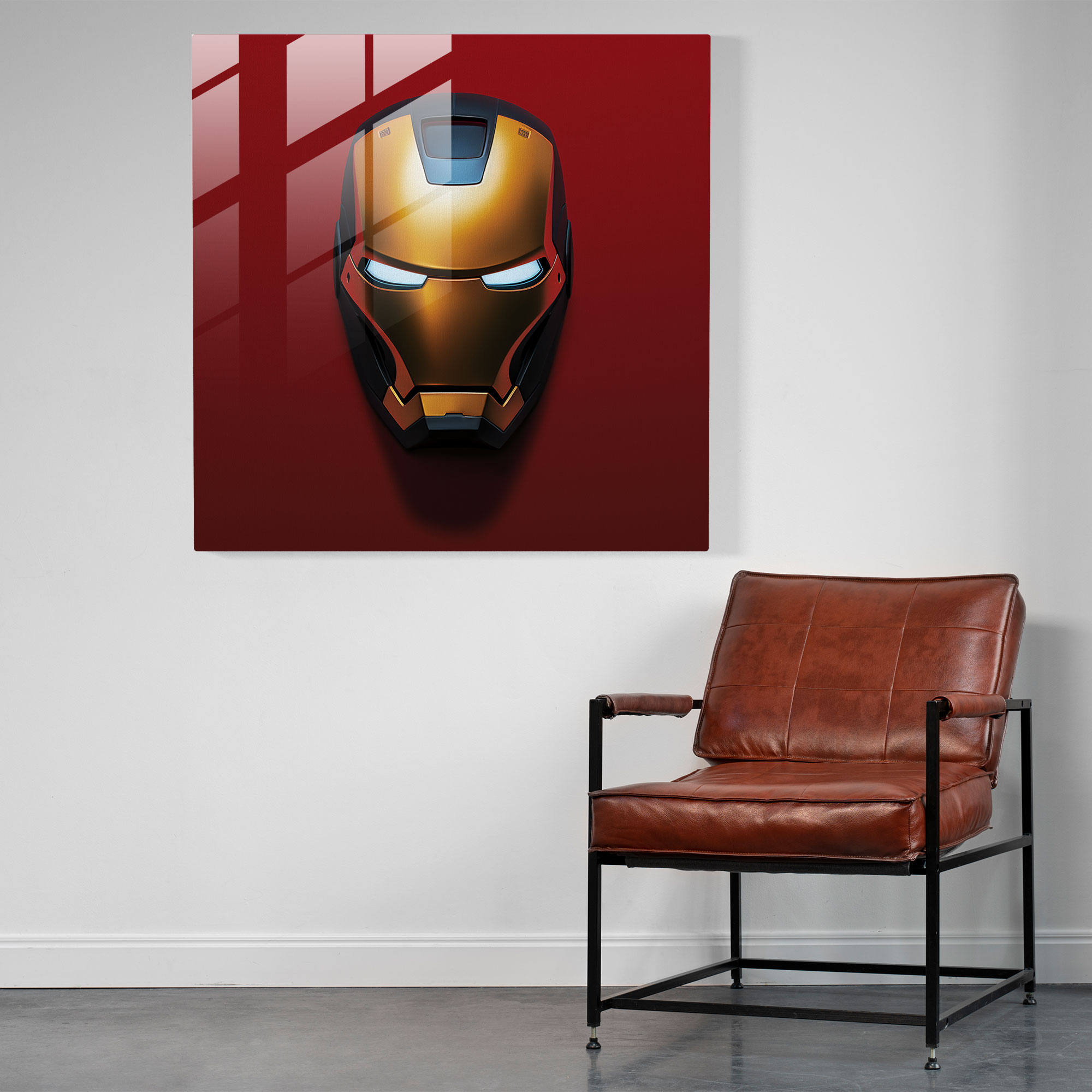 Marvel Iron Man Cam Tablo - Modern Sanat Minimalist Demir Adam
