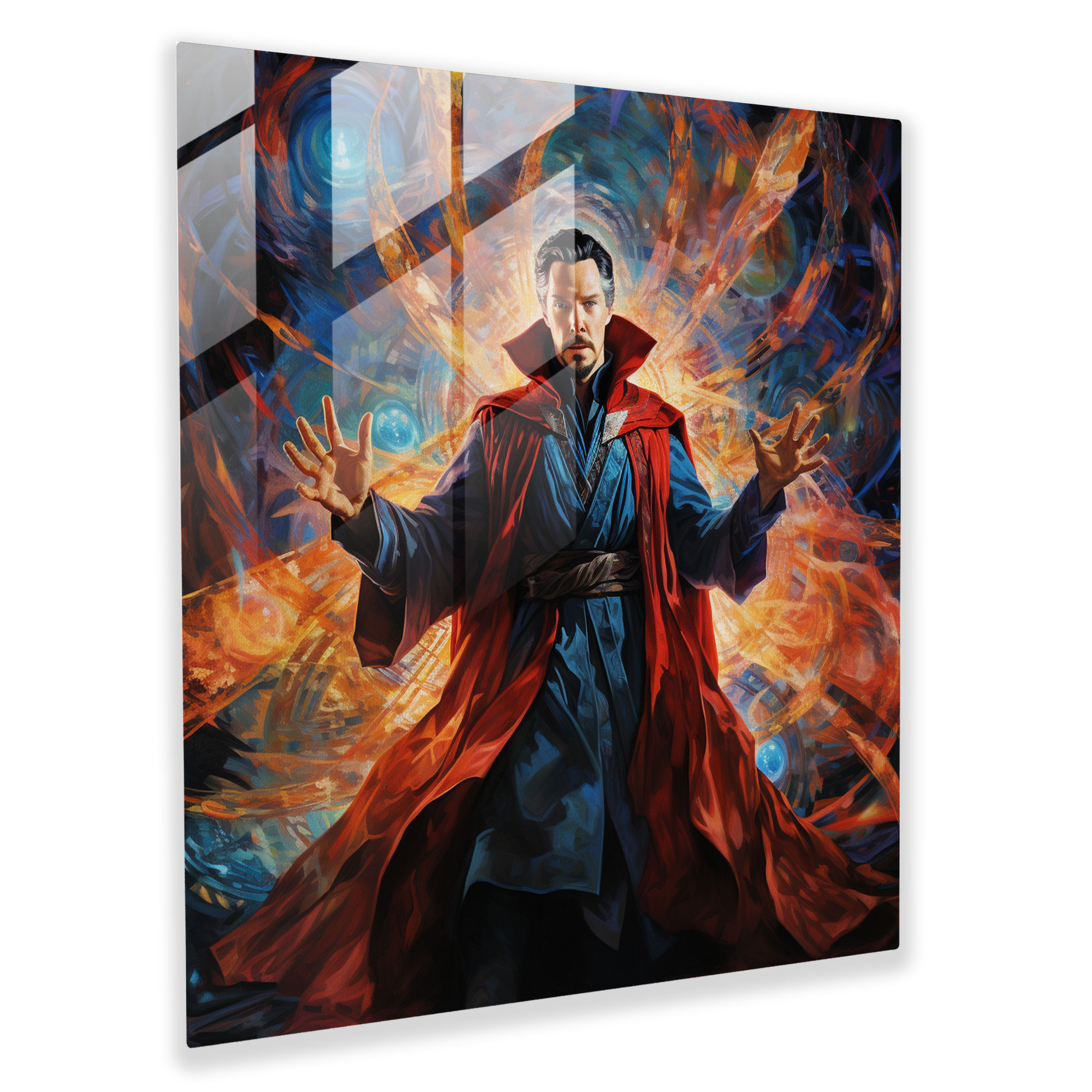 Marvel Doctor Strange Glass Print - Marvel, Marvel, Wall Decoration, Cosmic Energy