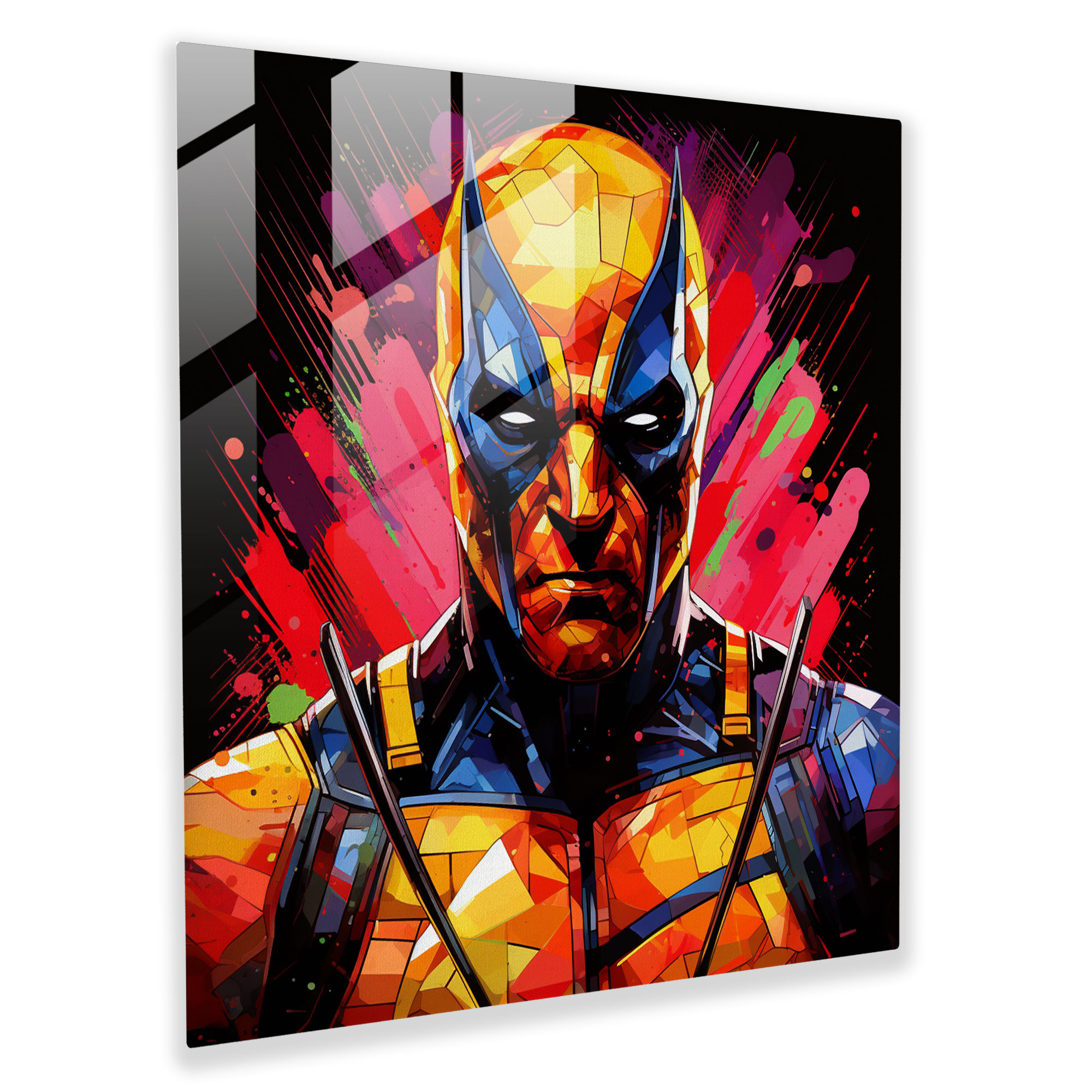 Marvel Pop Art Cam Tablo - Marvel Cam Tablo Cam Sanatı Ev Dekorasyonu
