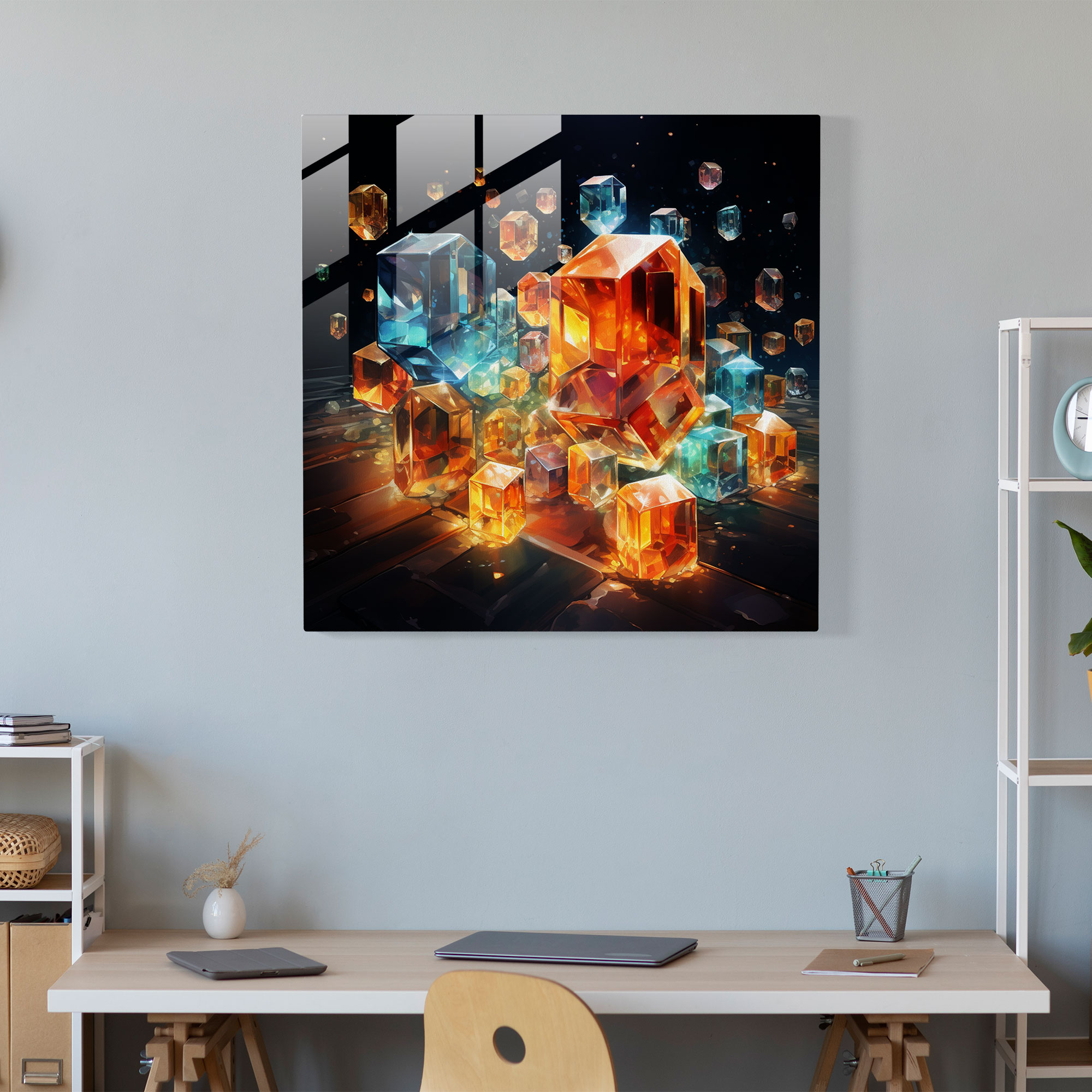 Marvel Glass Print - Infinity Stones - Marvel, Glass Print, Marvel, Wall Decoration