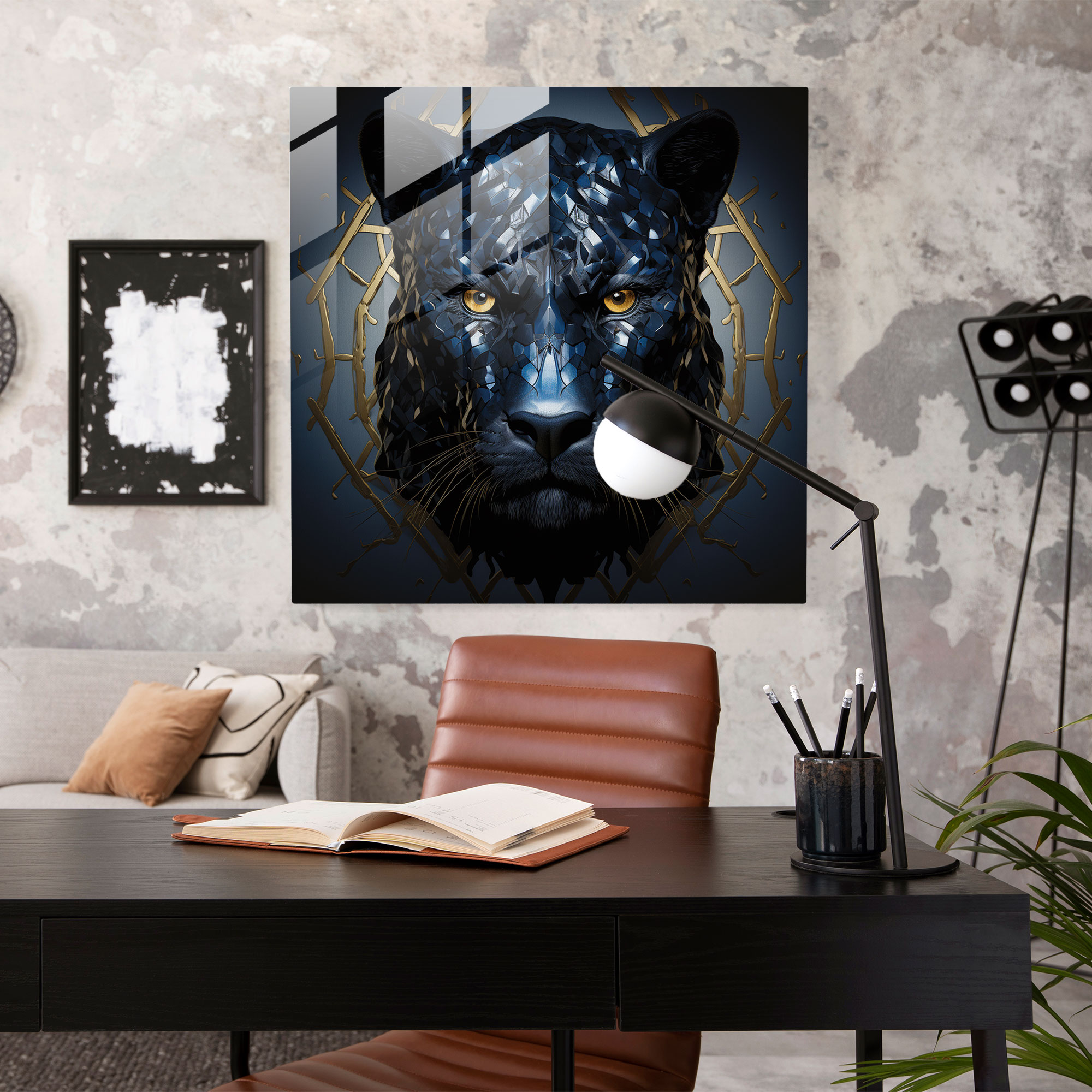 Marvel Glass Print - Black Panther - Marvel, Glass Print, Wall Decoration, Glass Art