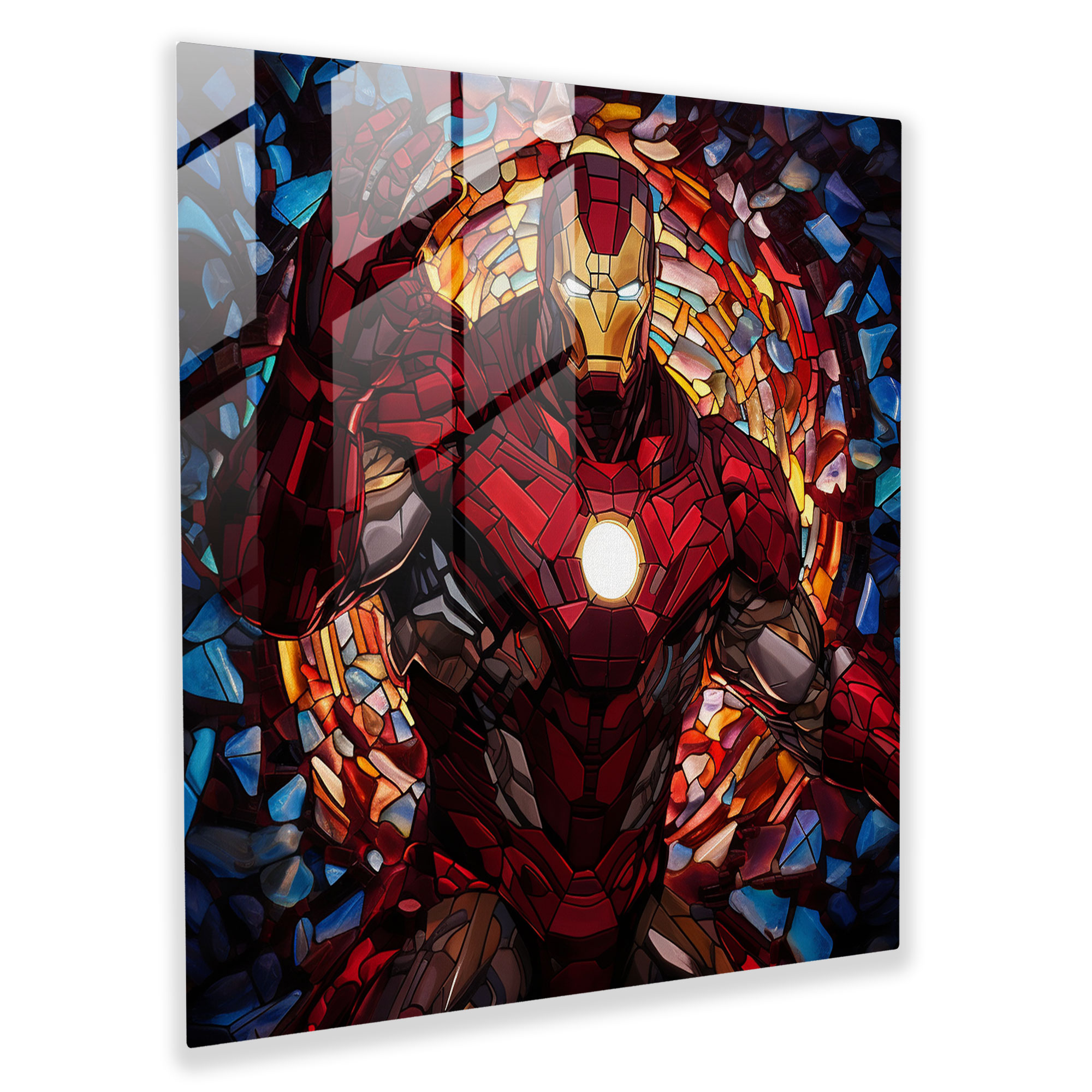 Marvel Cosmic Glass Print - Marvel, Wall Decoration, Glass Print, Mystique