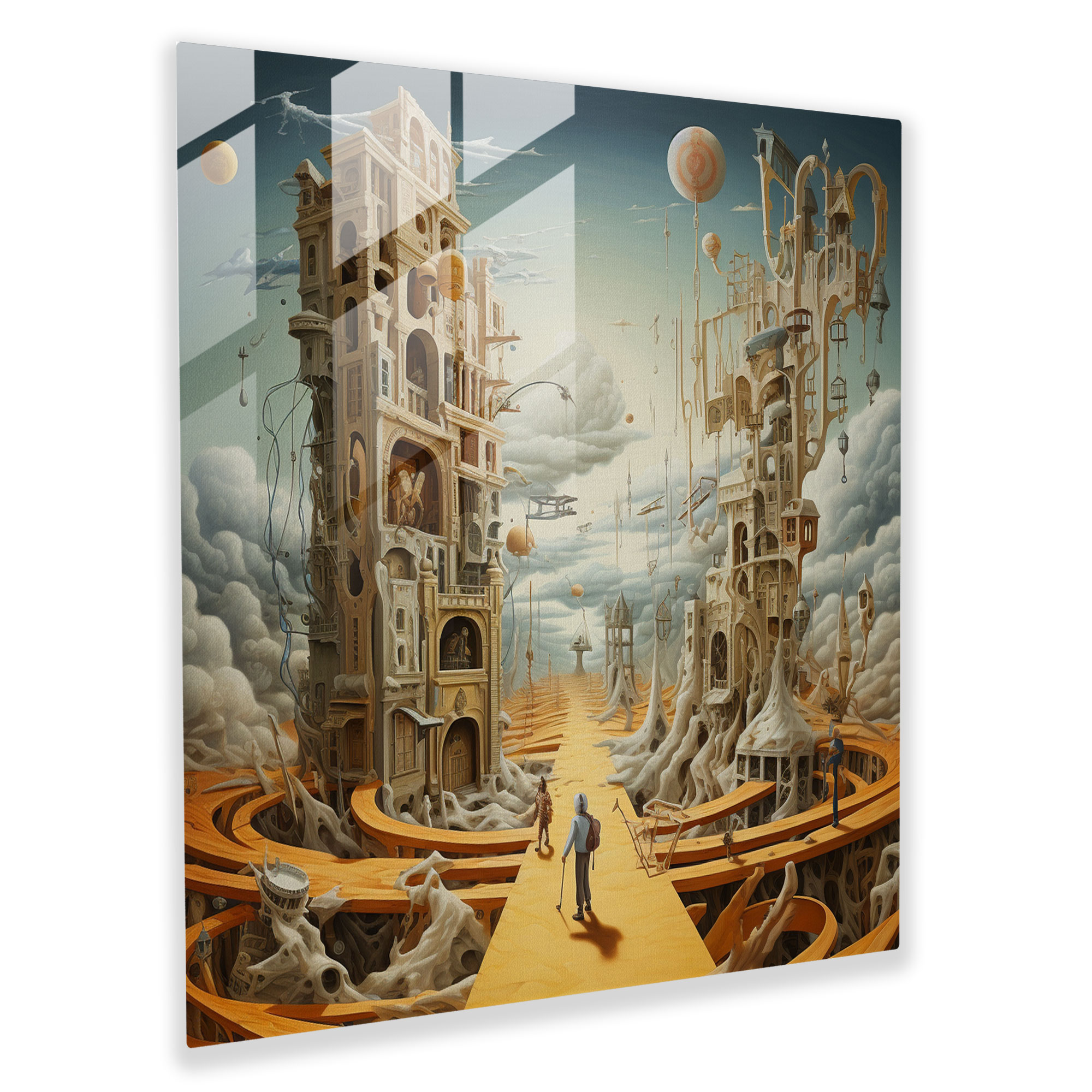 Glasbild Whimsical Dreams: Lass deine Fantasie frei