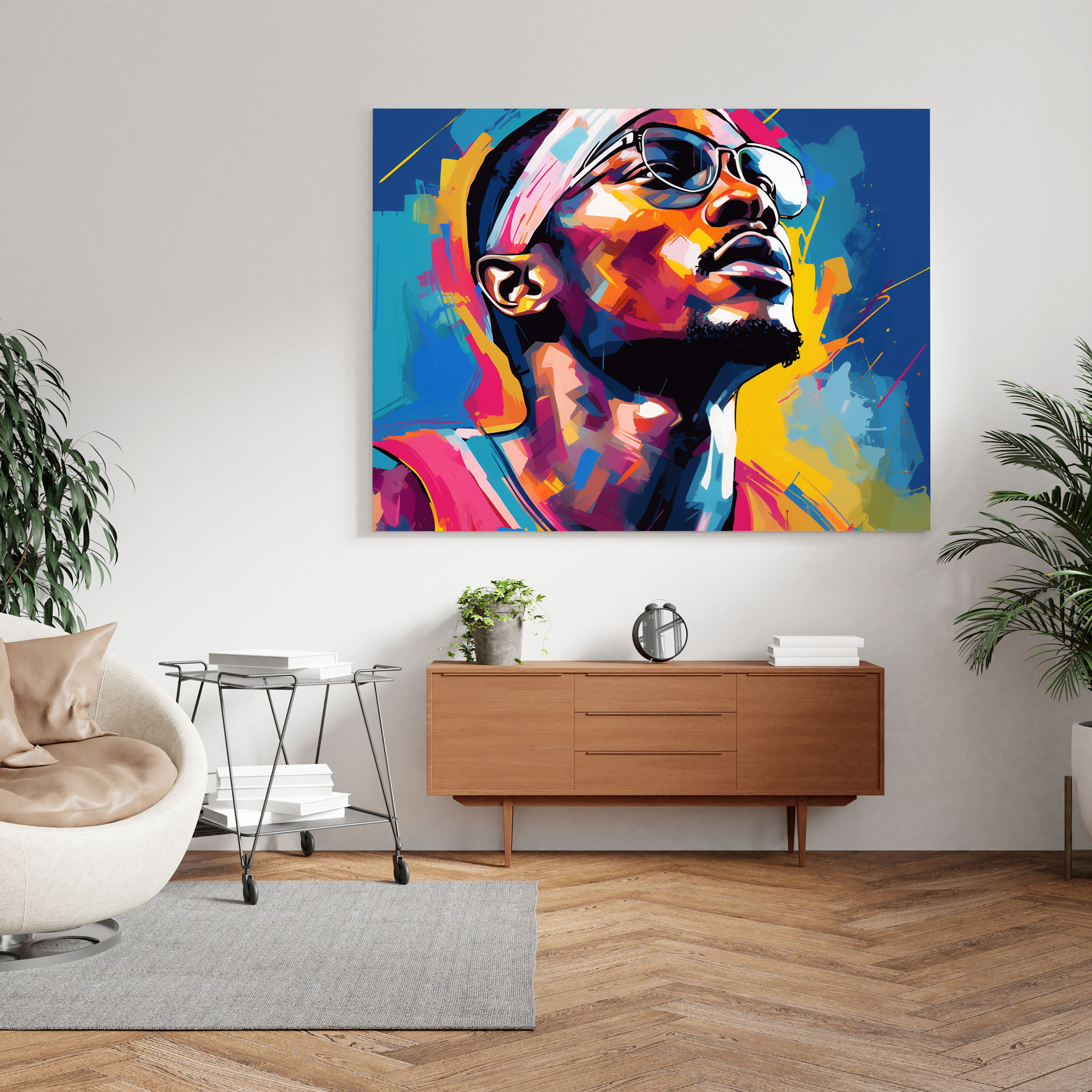 Nba Canvas Print - Pop Art Superstar - Nba, Nba Superstar, Charisma, Canvas