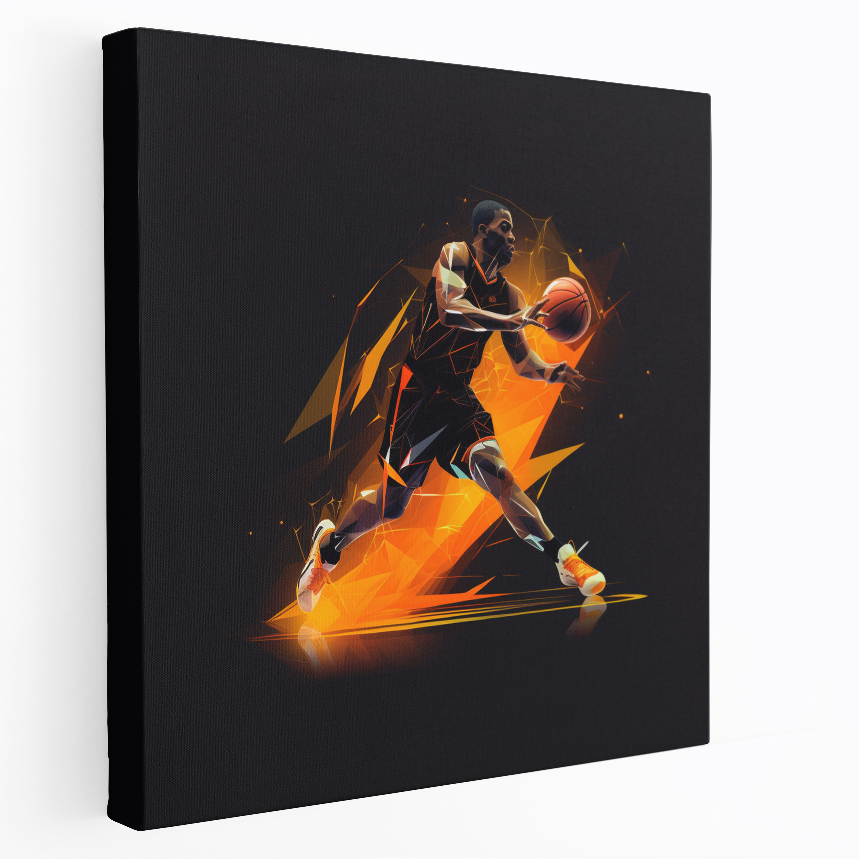 Nba Canvas Print - Minimalist Basketball Player - Nba, Basketball Player, Modernity, Nba