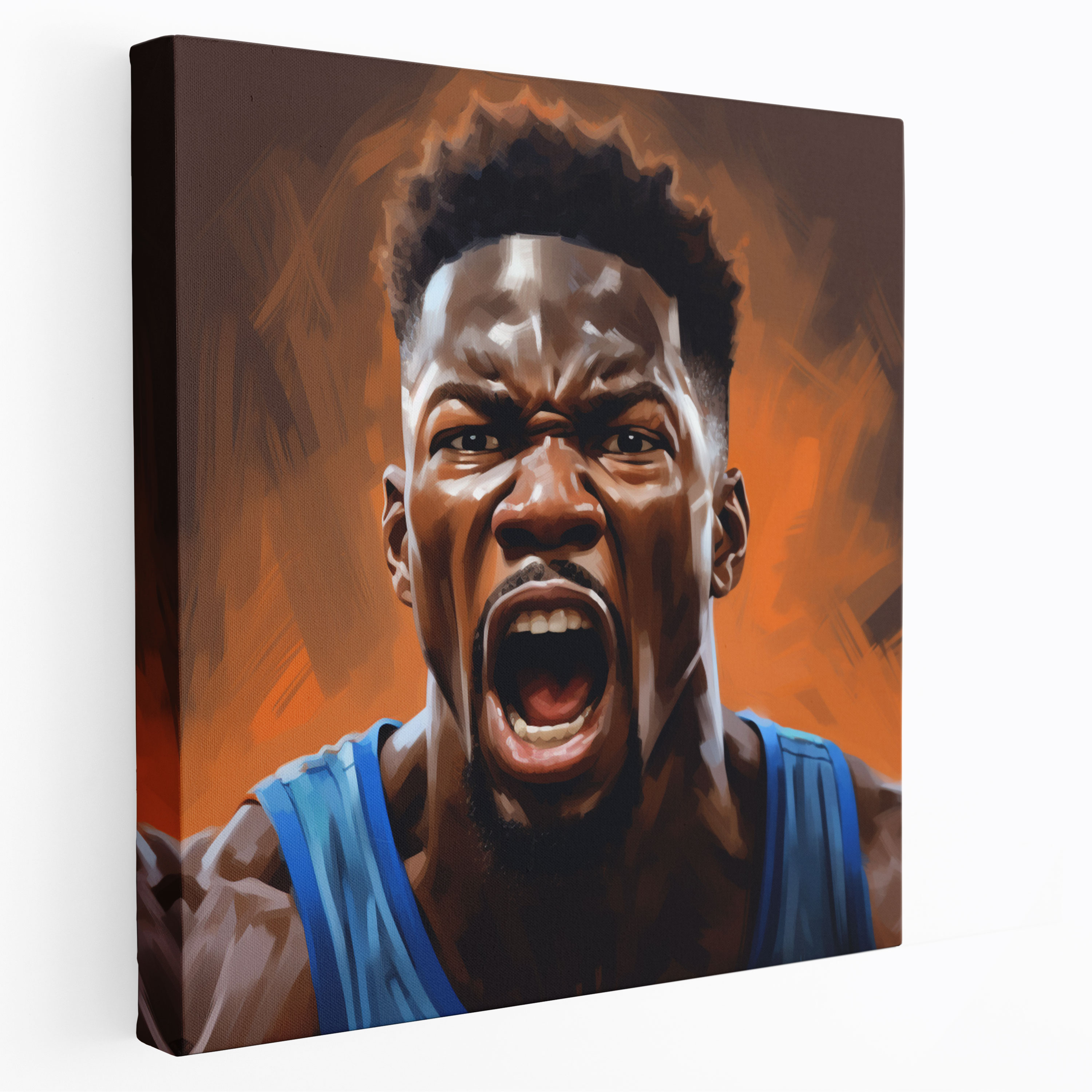 Nba Wall Art - Realistic Nba Star Portraits - Nba, Canvas Print, Realistic Portraits, Wall Art