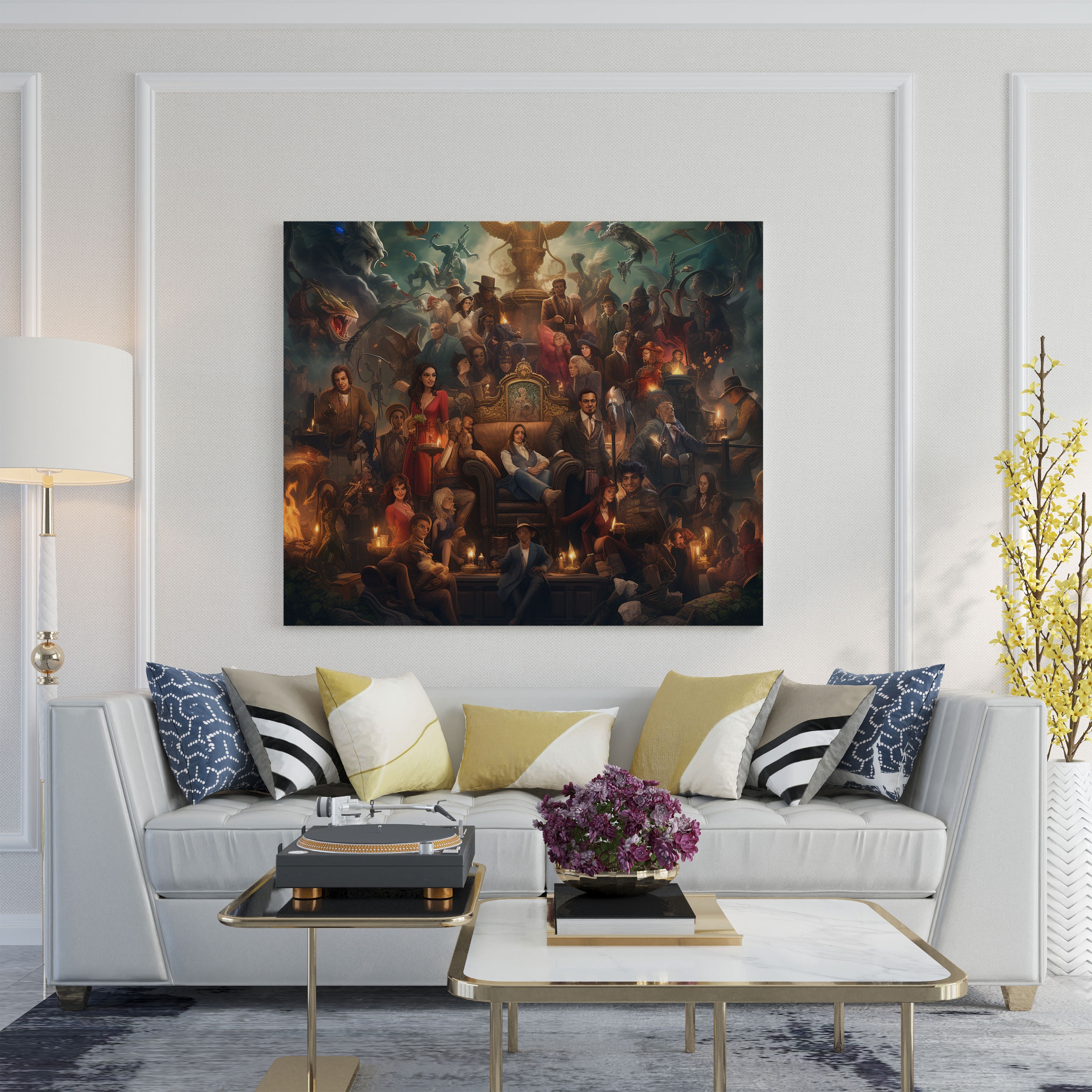 Nba Legends Canvas Print - Nba, Legends, Basketball, Canvas Wall Art