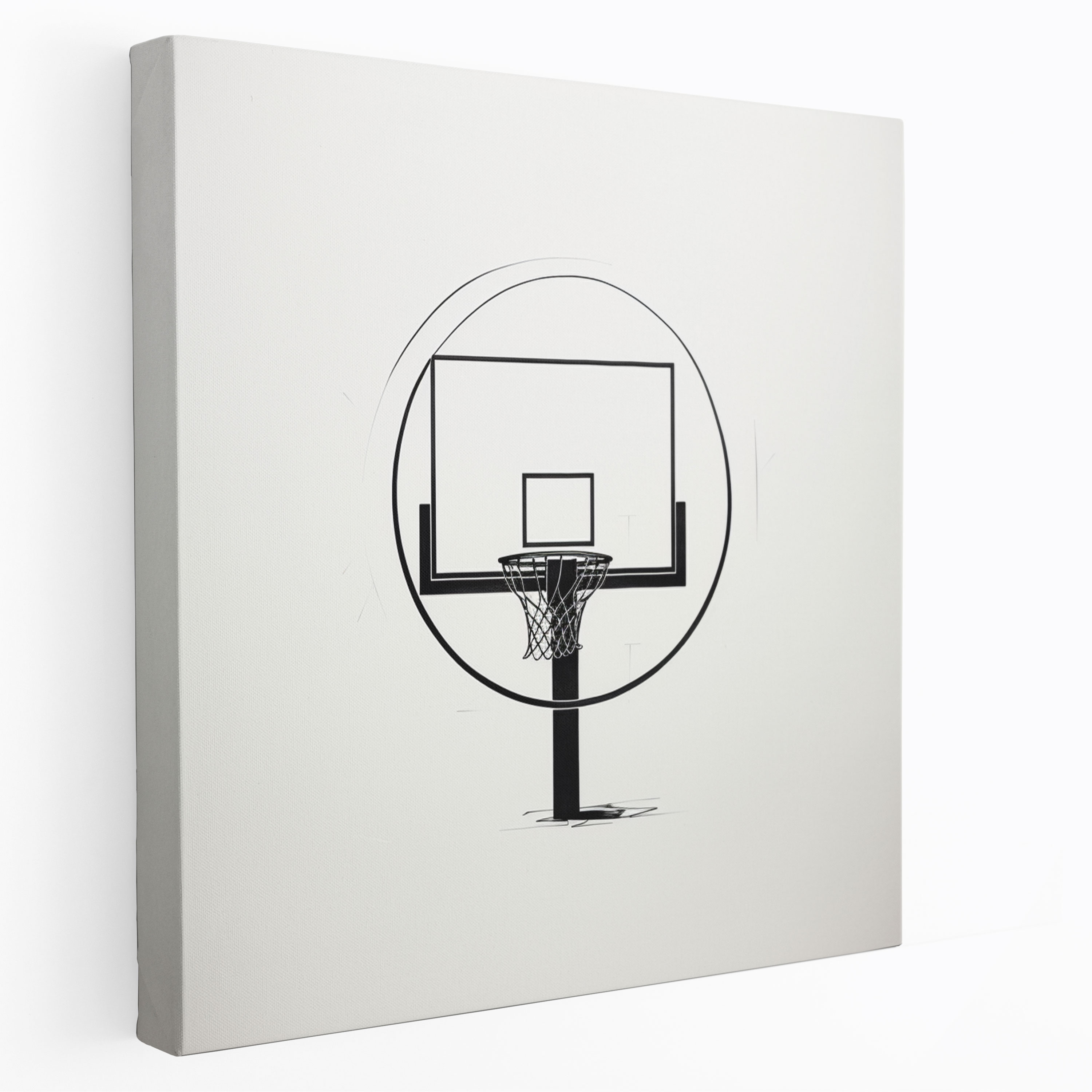 Nba Canvas Print - Minimalistic Basketball Wall Art - Nba, Nba, Canvas Wall Art, Art Lovers