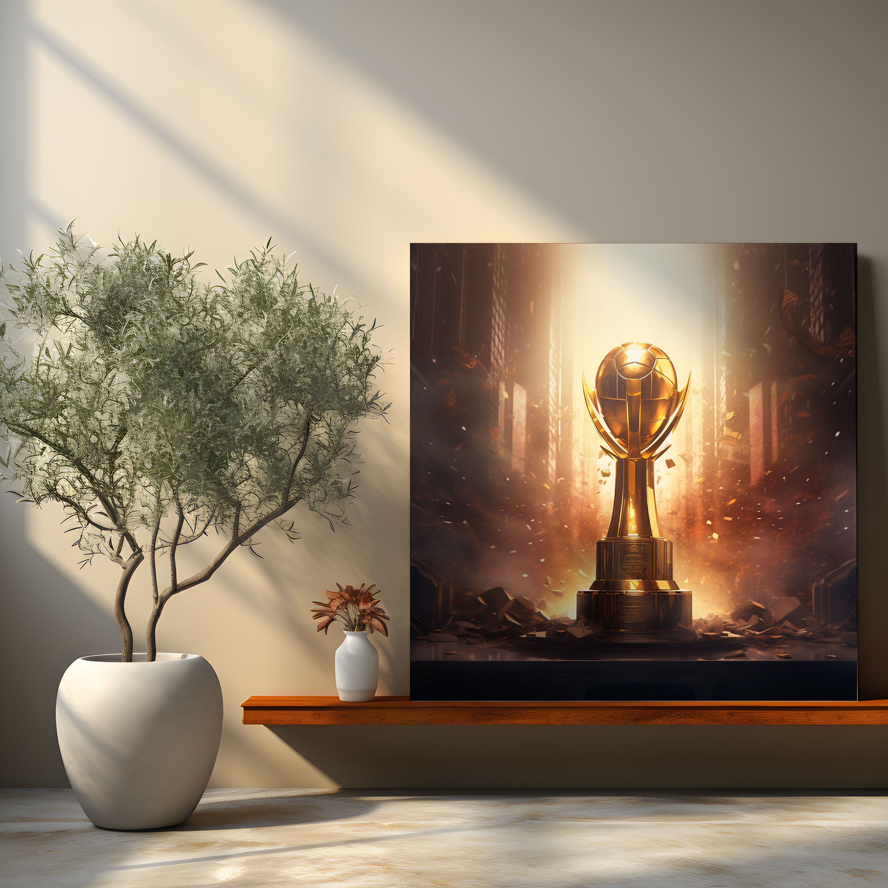 NBA Wanddekoration - Meisterschaftsglorie - Digitales Kunstwerk auf Leinwand