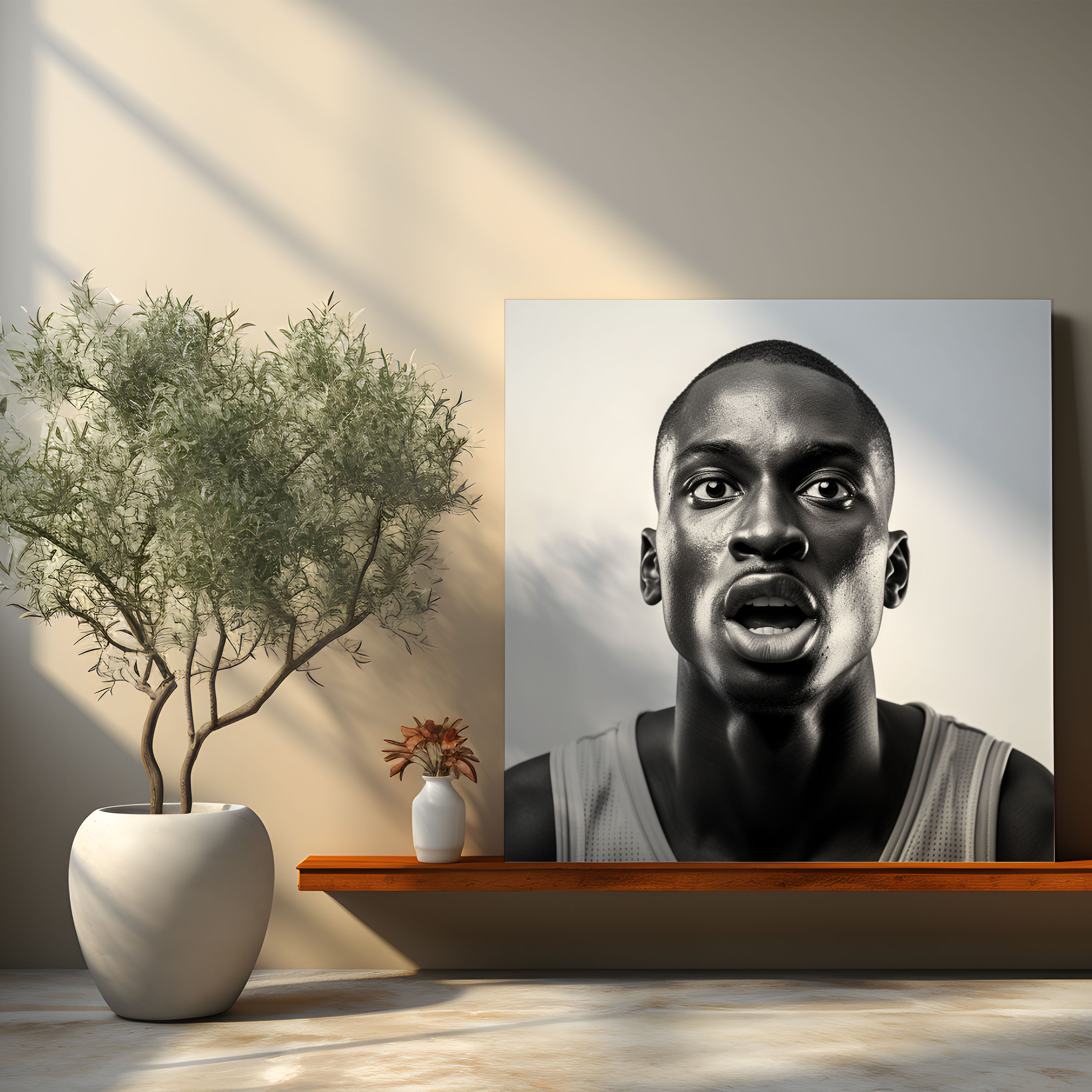 Nba Canvas Print - Intense Basketball Player - Nba, Wall Art, Basketball Player, Canvas Print