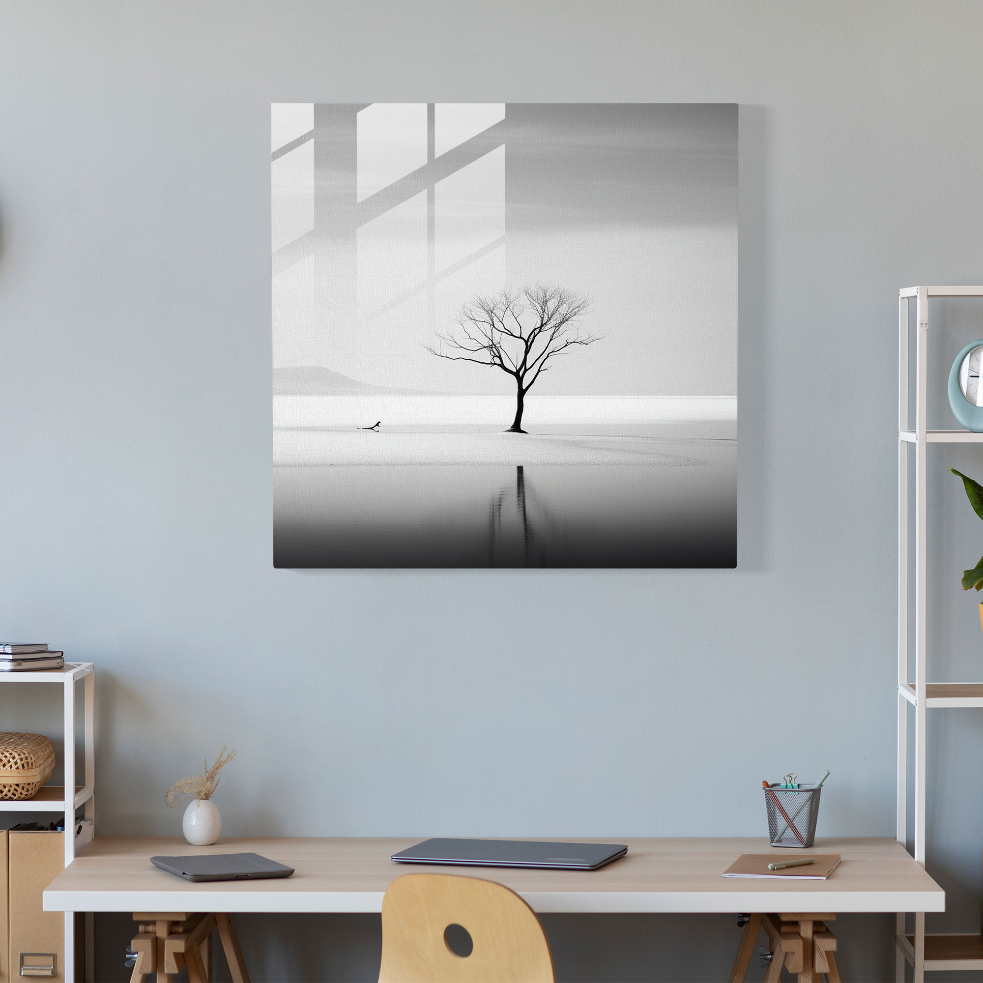 Doğal Manzaralar Cam Tablo - Ev Dekorasyonu Minimalist