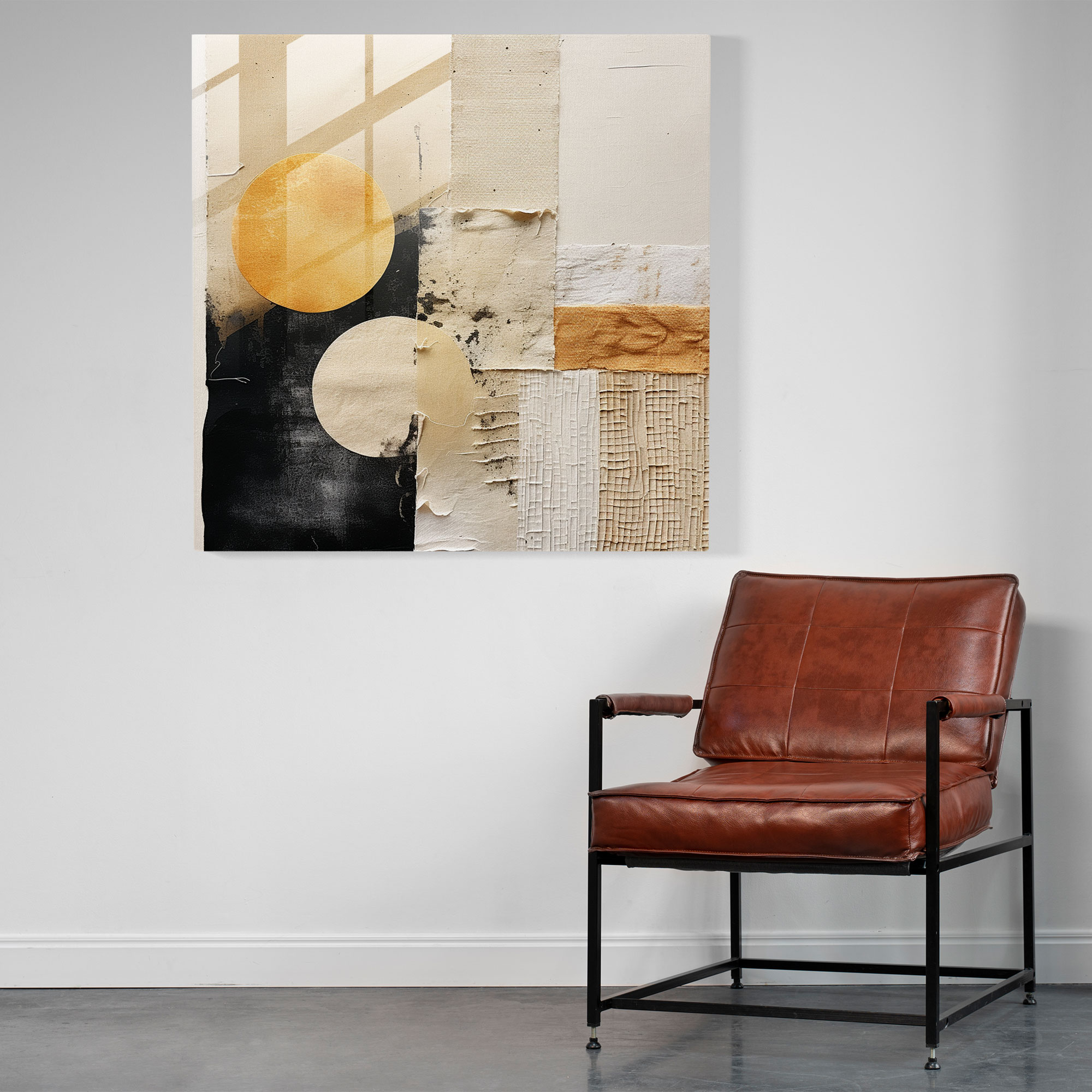 Doğal Cam Tablo - Dokulu Soyut Koleksiyon - Doğal Modern Sanat Cam Sanat Ev Dekorasyonu