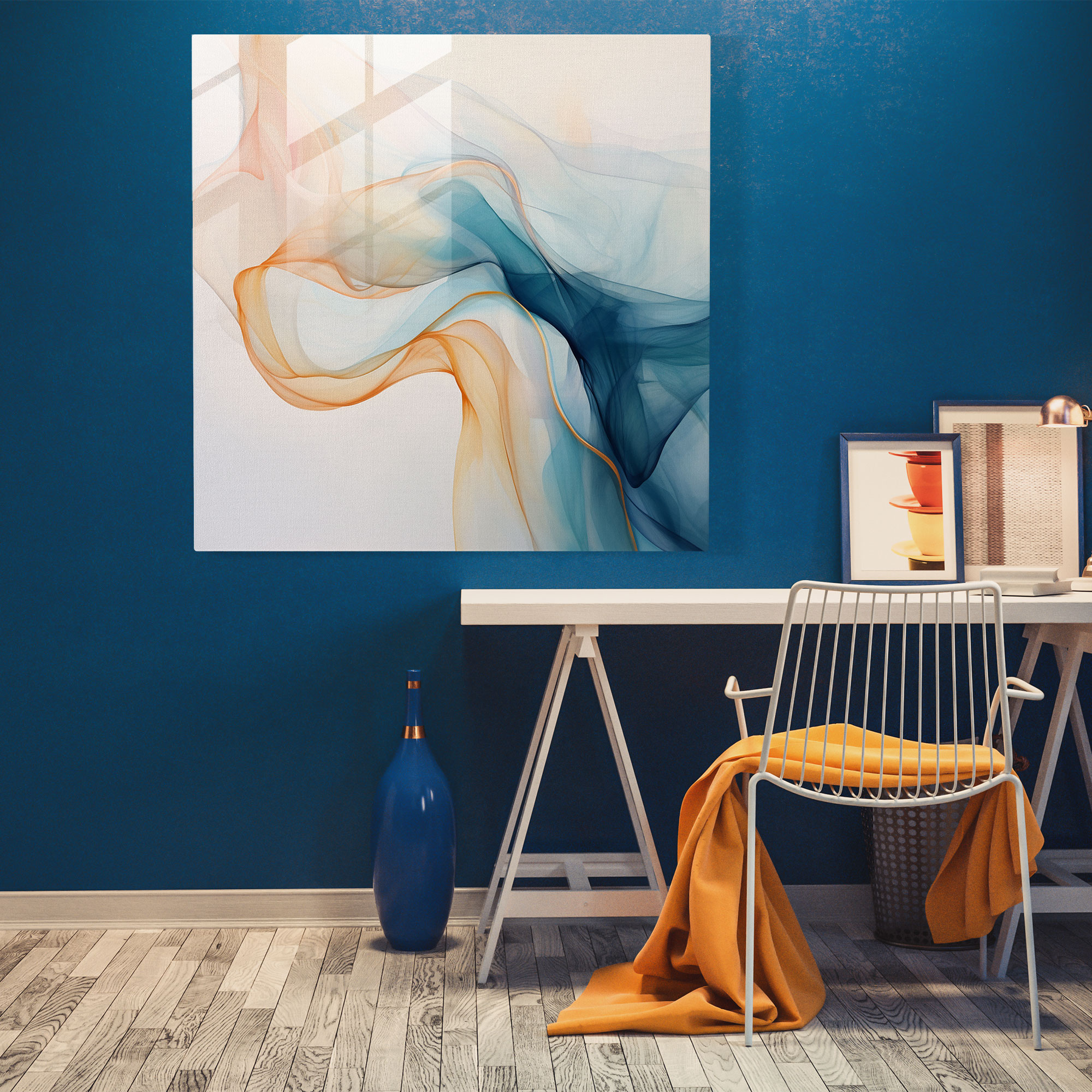 Neutral Art Glass Print - Neutral, Glass Art, Glass Print, Home Decoration